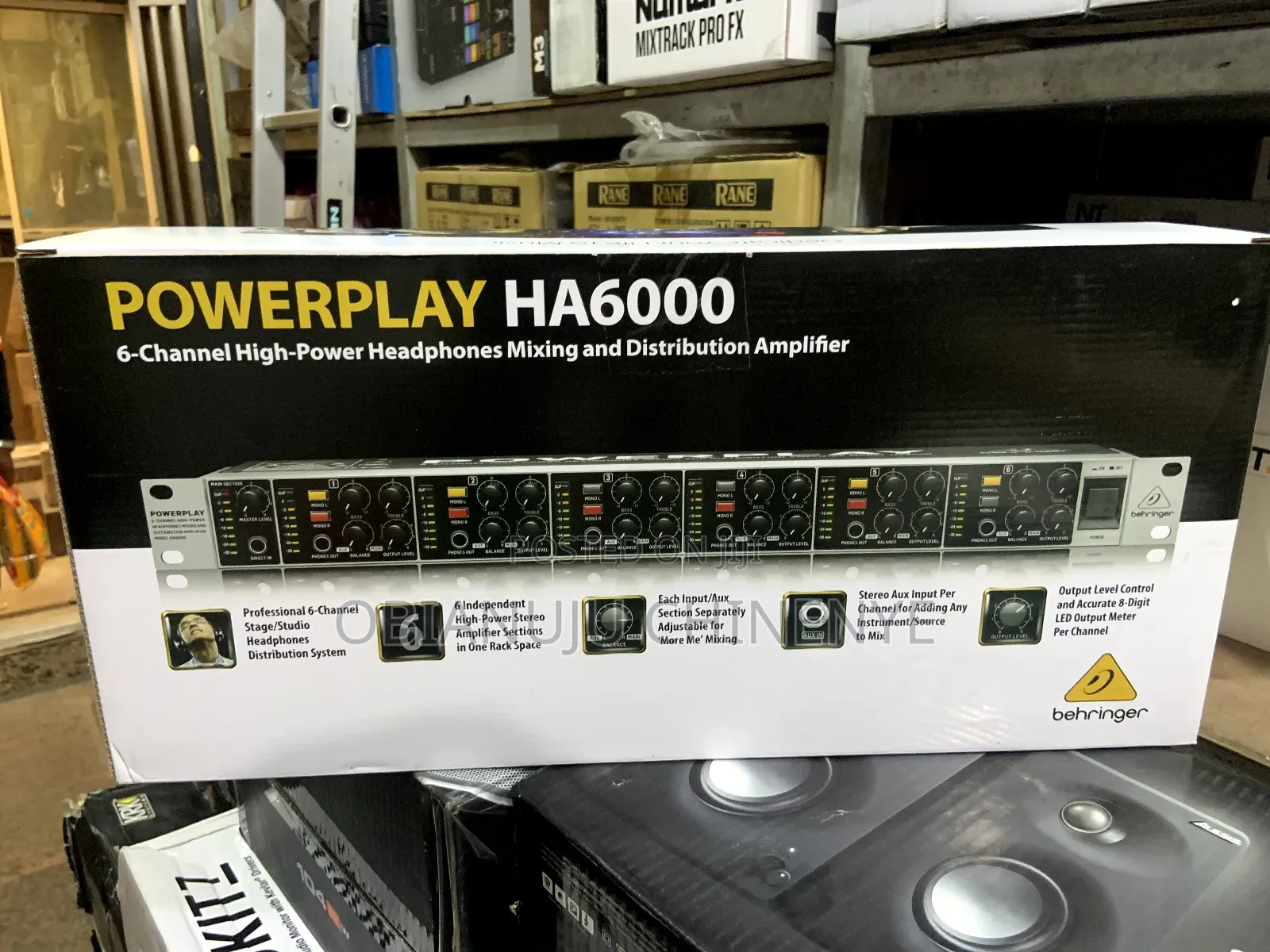 Behringer Powerplay Ha6000 6 Channel Headphone Mixing Amp