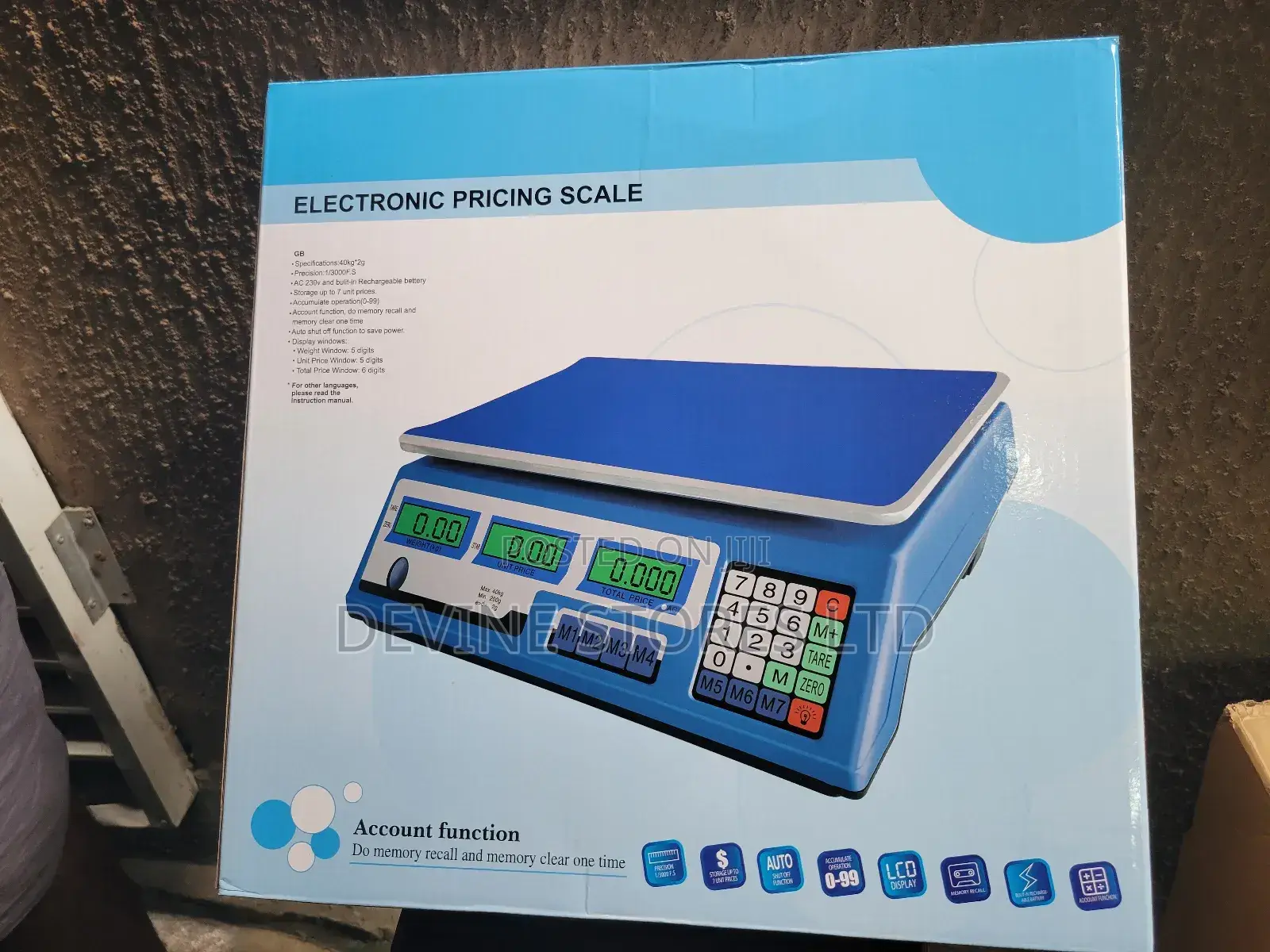 40kg Electronic Table Scale