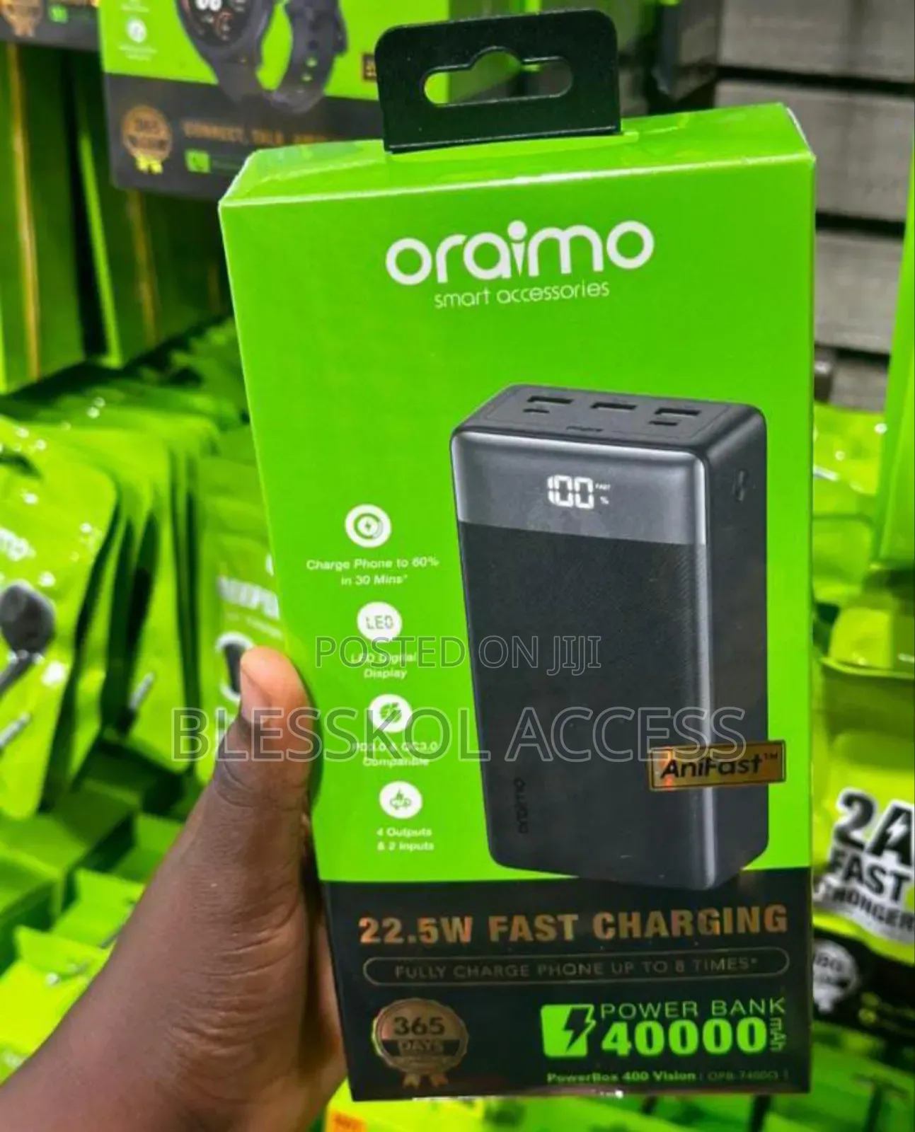 Oraimo Powerbox 400 Vision 40000mah 22.5w Power Bank