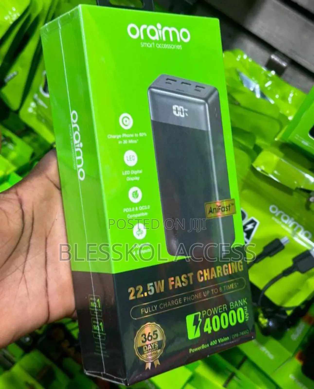 Oraimo Powerbox 400 Vision 40000mah 22.5w Power Bank