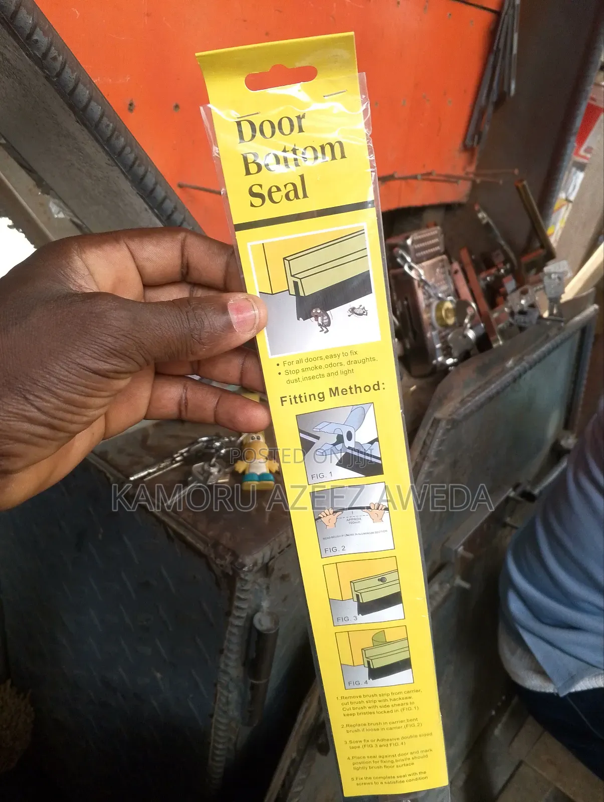 Door Bottom Brush Seal