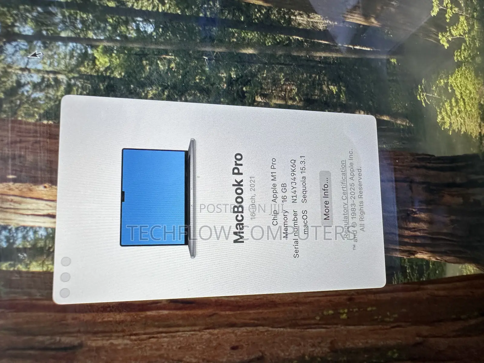 Laptop Apple MacBook Pro 2021 M1 1GB Apple M1 Pro SSD 512GB