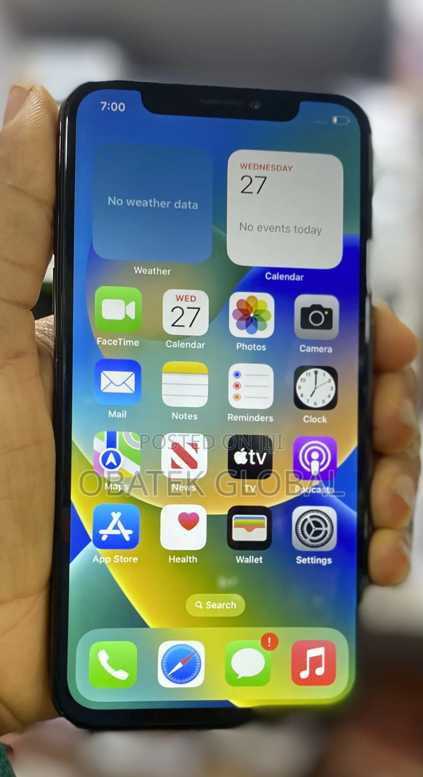 Apple iPhone X 64 GB Black