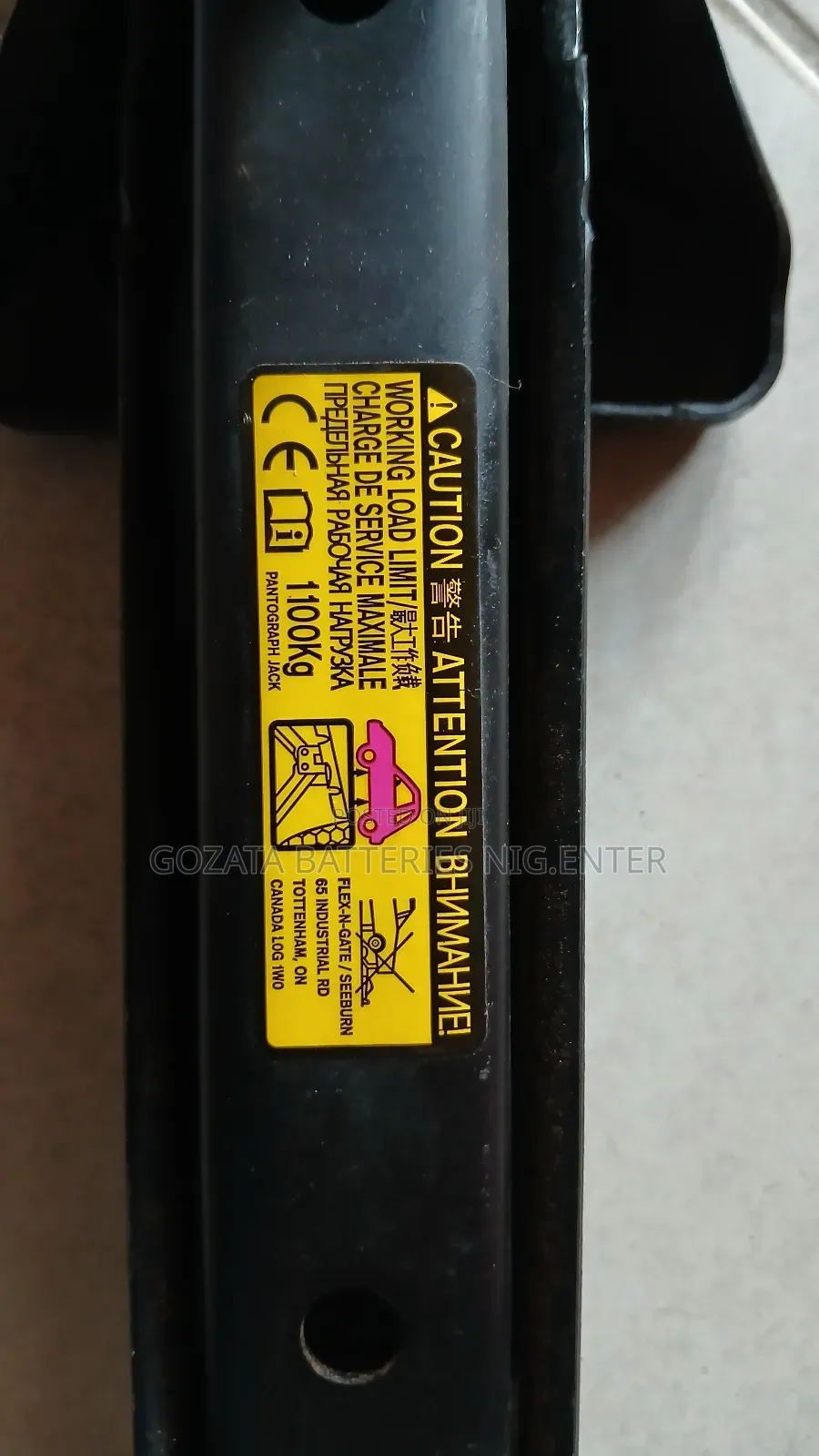 Car Jack for High Cars. Direct Belgium