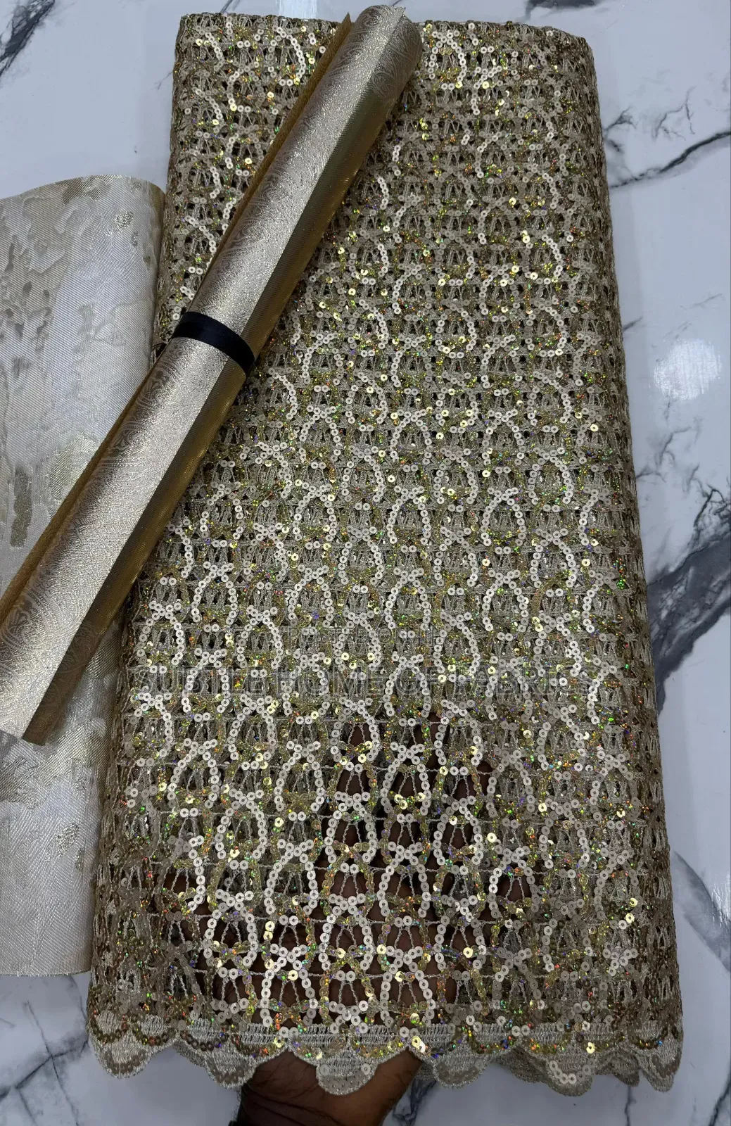 Luxury Sequins Chord for Wedding, Naming, Traditional Ceremony
