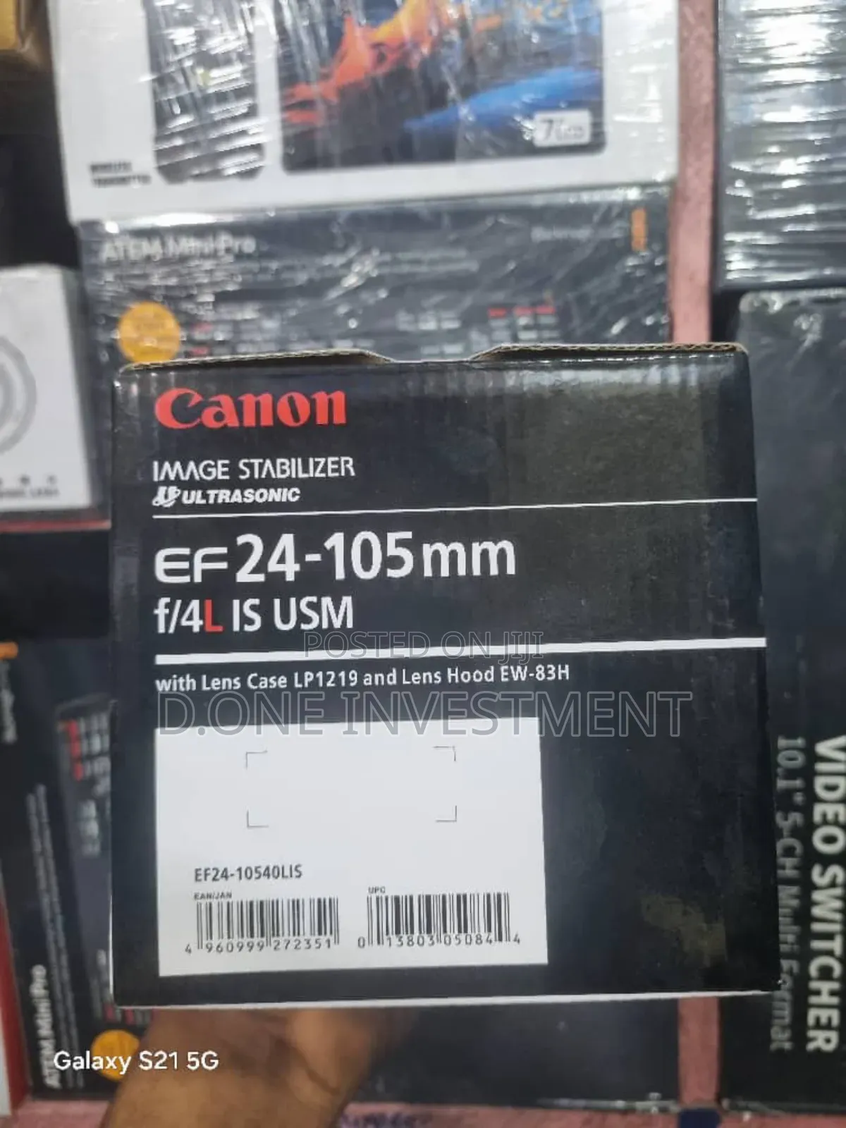 Canon Ef 24-105mm F/4l Is Usm Lens