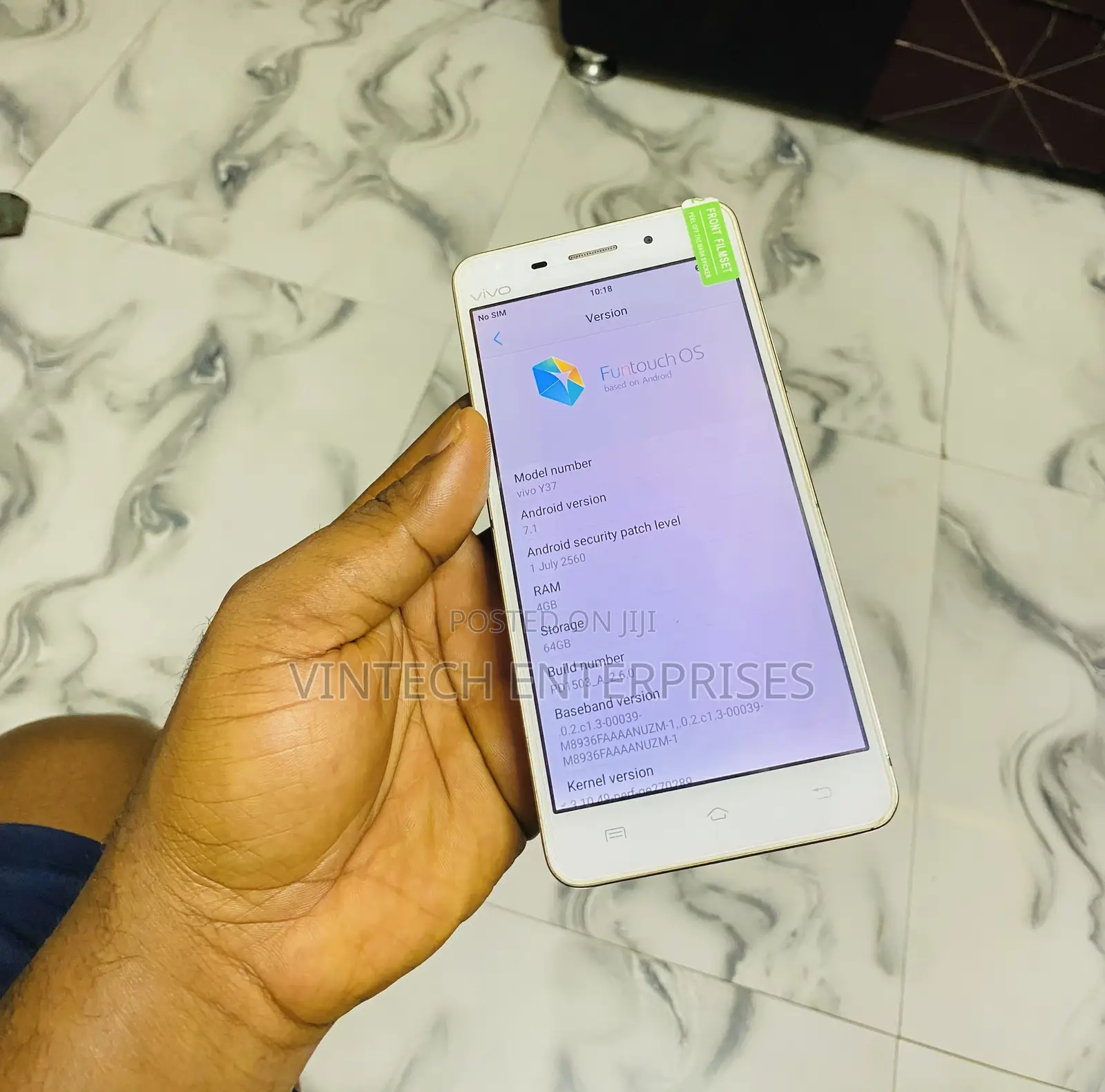 New Vivo Y37 16 GB Gold