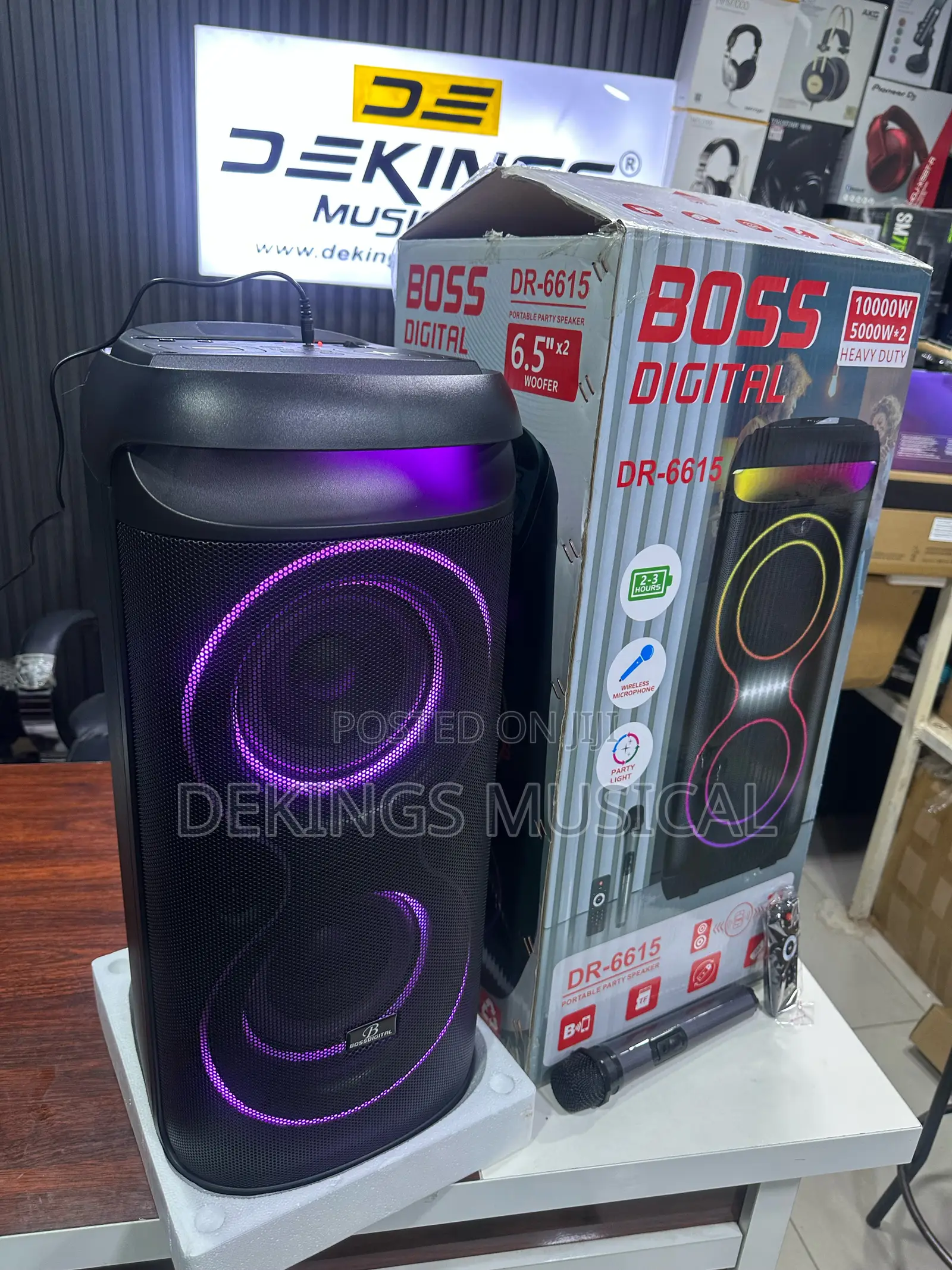 Boss Dr-6615 Portable Party Box Bass Speaker