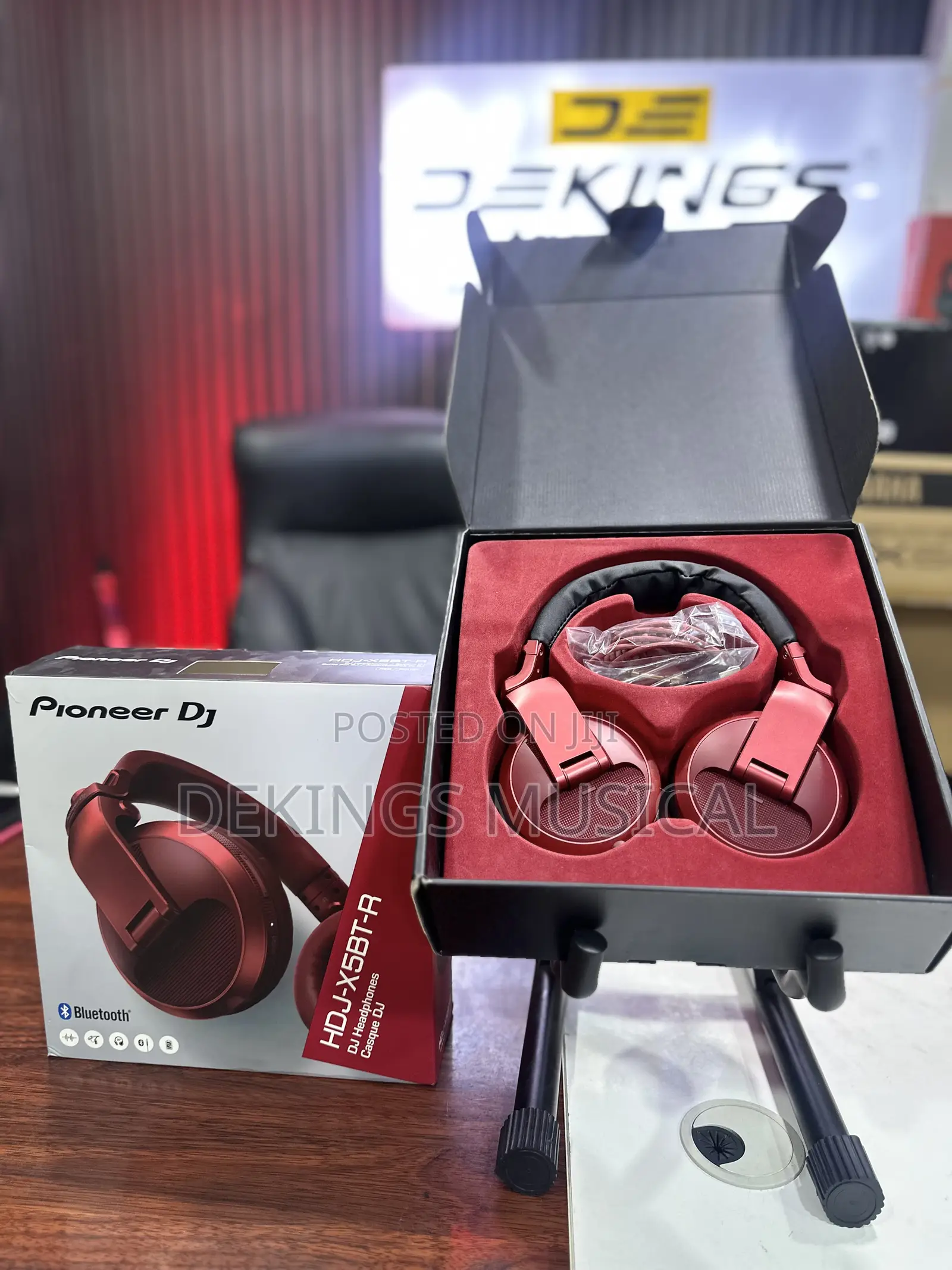 Professional Pioneer Dj Headphone HDJ-X5bt-R