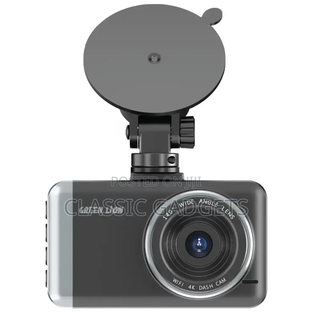 Green Lion Dash Cam Pro Front and Rear - Black