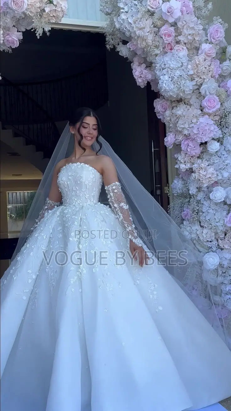 Satin Ball Wedding Gown