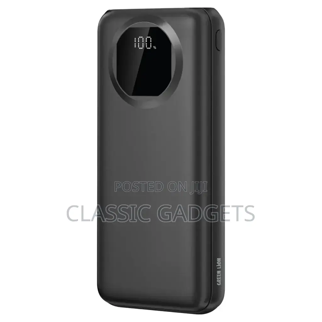 Green Lion Nairo 20000mah Power Bank Pd 20w - Black
