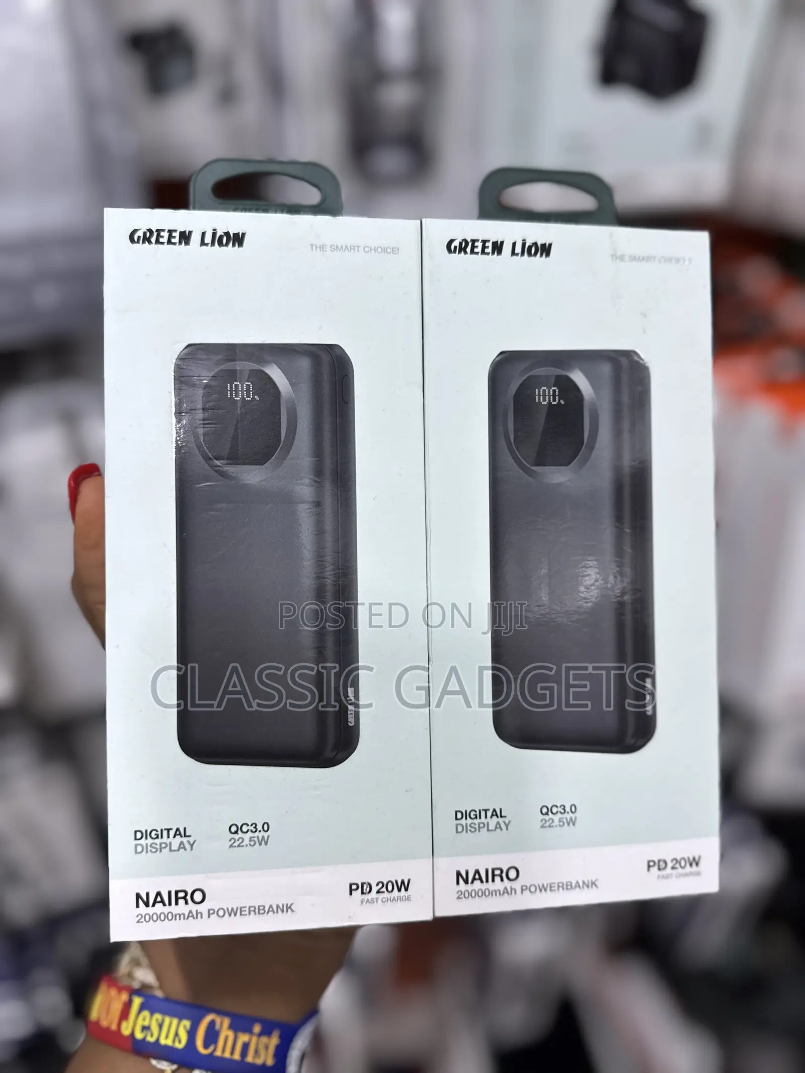 Green Lion Nairo 20000mah Power Bank Pd 20w - Black
