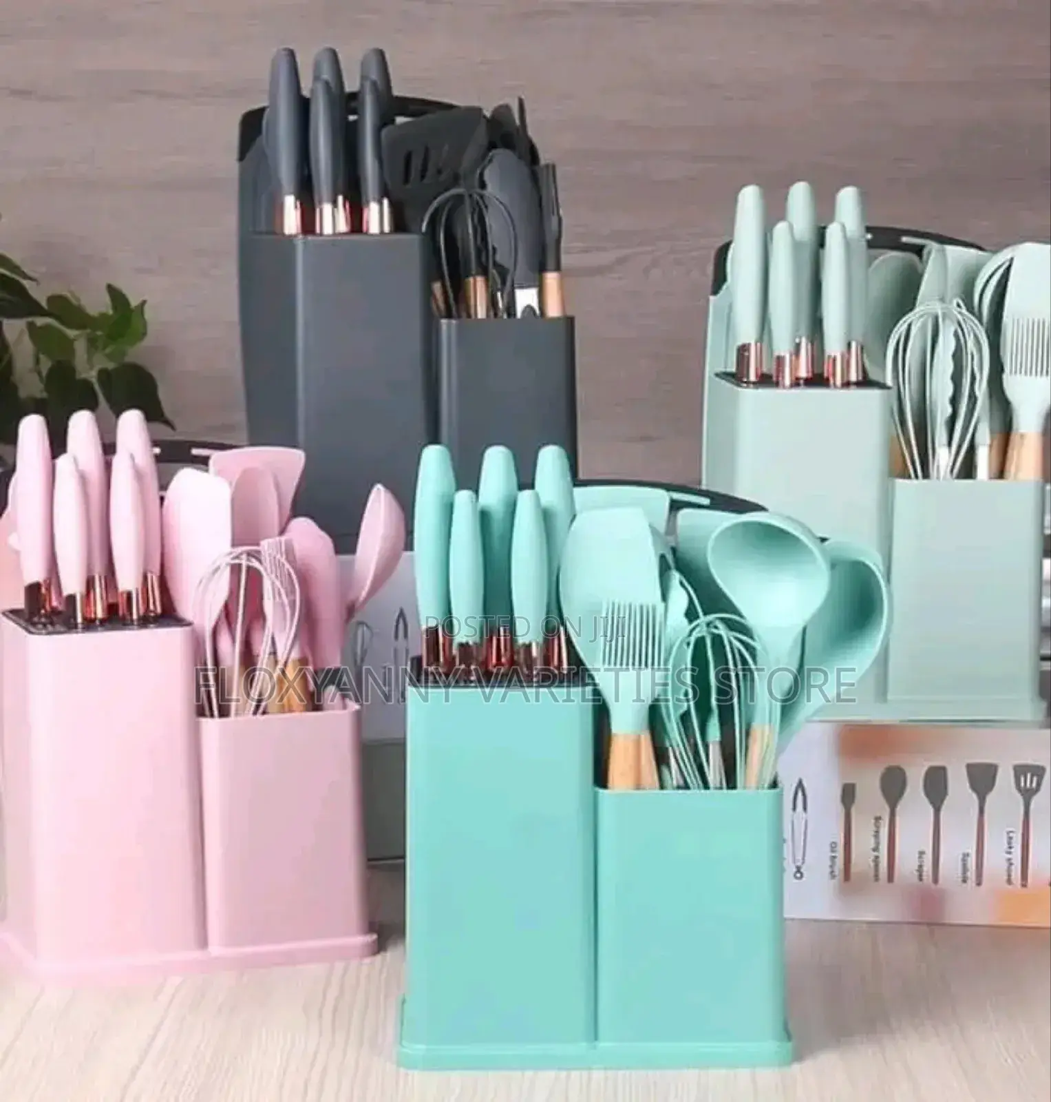 19 PCS Silicone Spoon Set