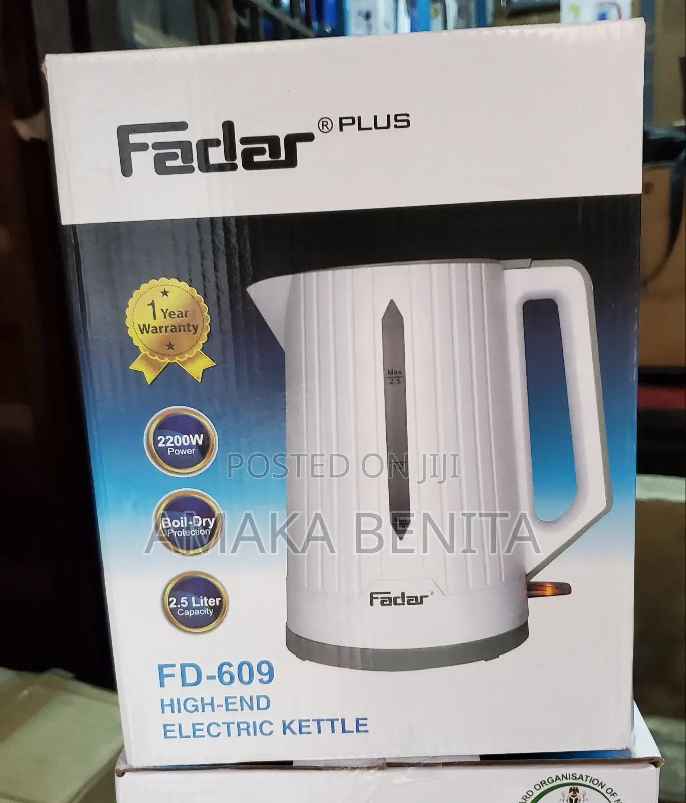 Fadar Electric Jug 2.5l