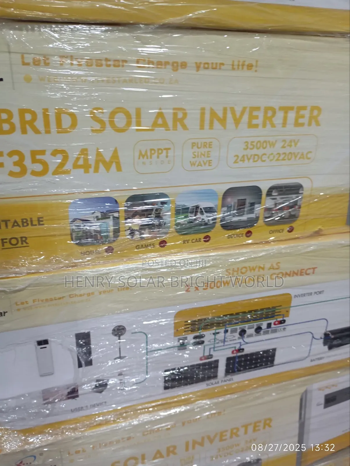 Fivestar 3.6kva 24v Hibrid Inverter