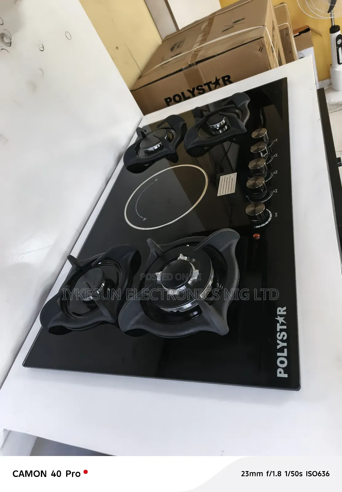 Original Polystar Luxury Built-in Gas Electric Cooker 60x90cm 4 +1