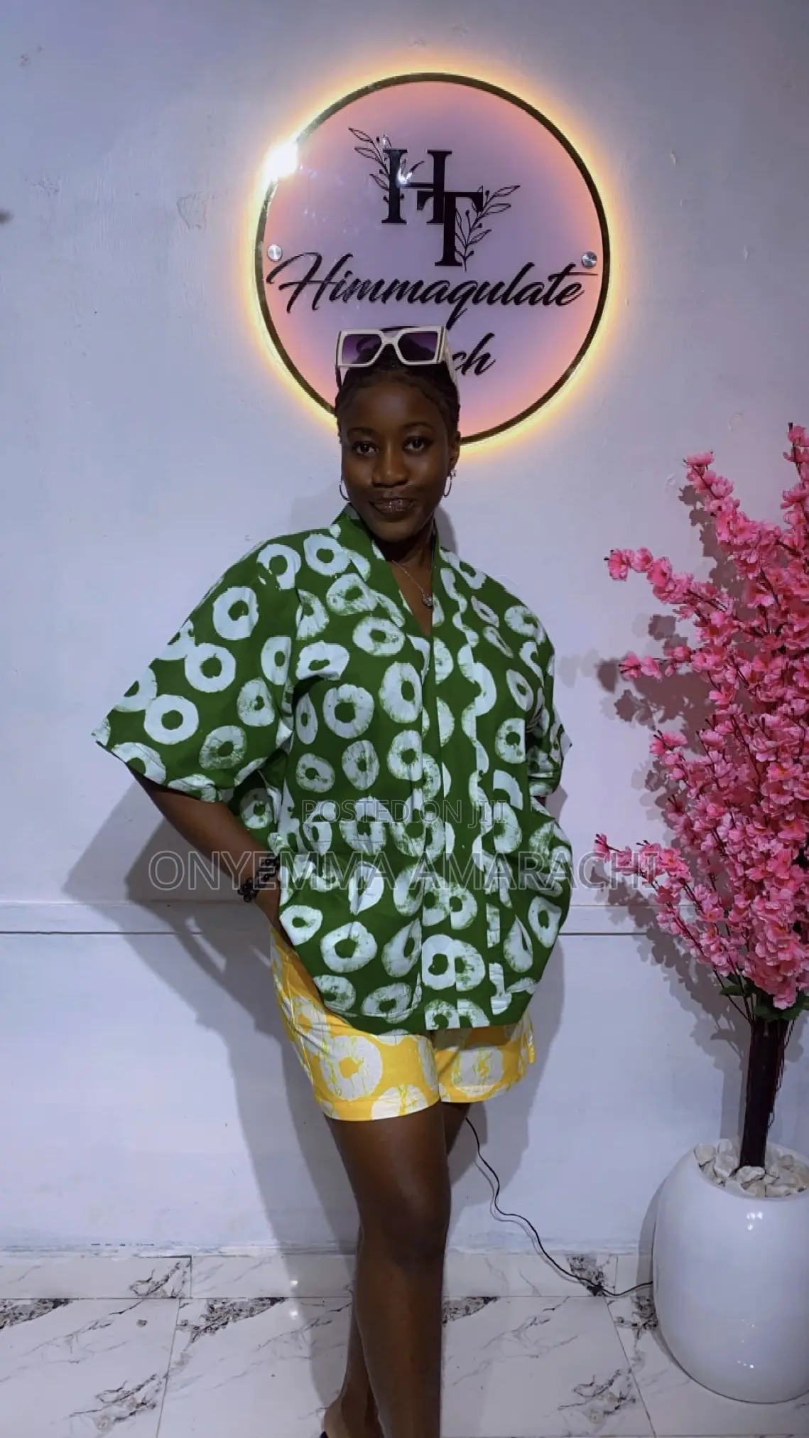 Two Piece Ankara Short and Top
