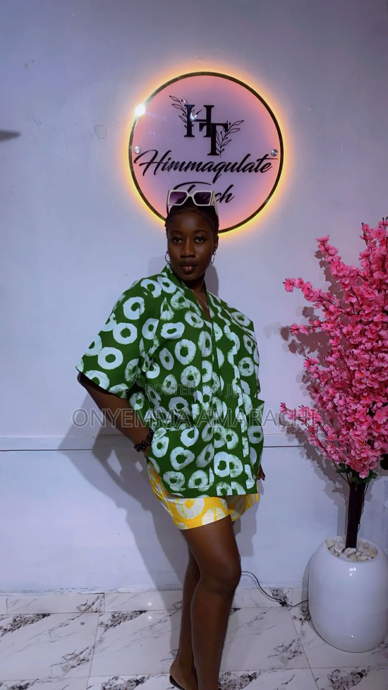 Two Piece Ankara Short and Top