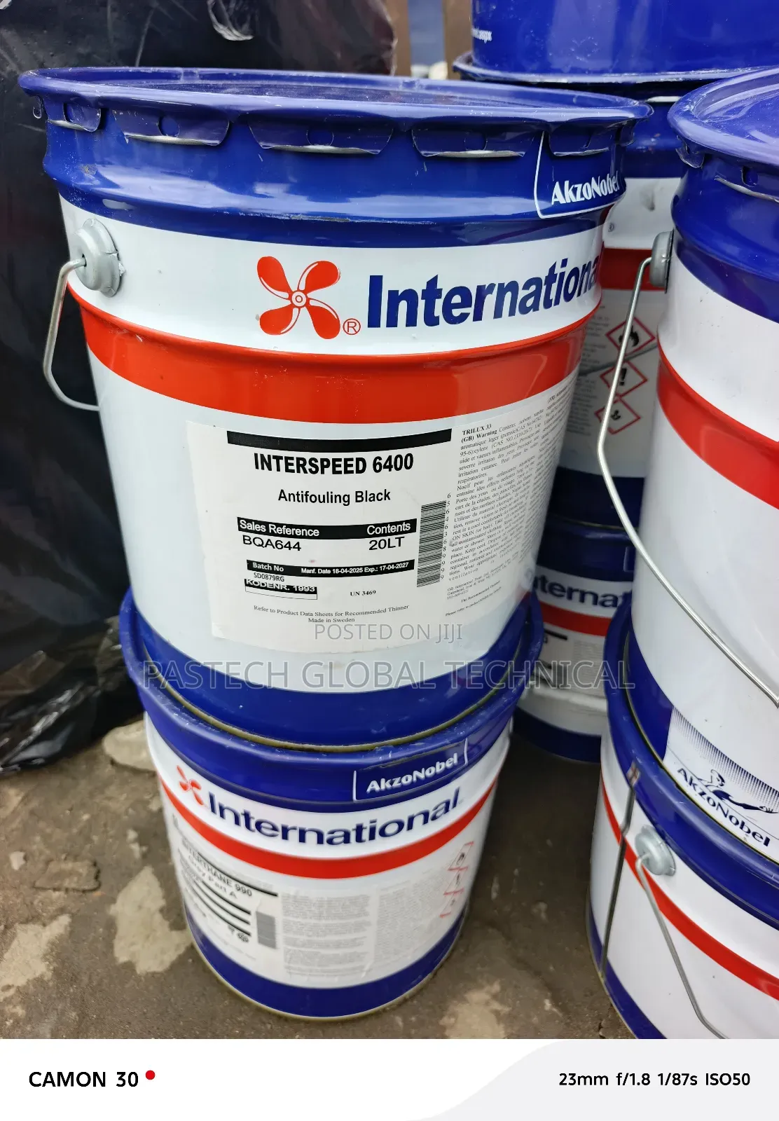 International Interspeed 6400
Antifouling Black Paint 20l