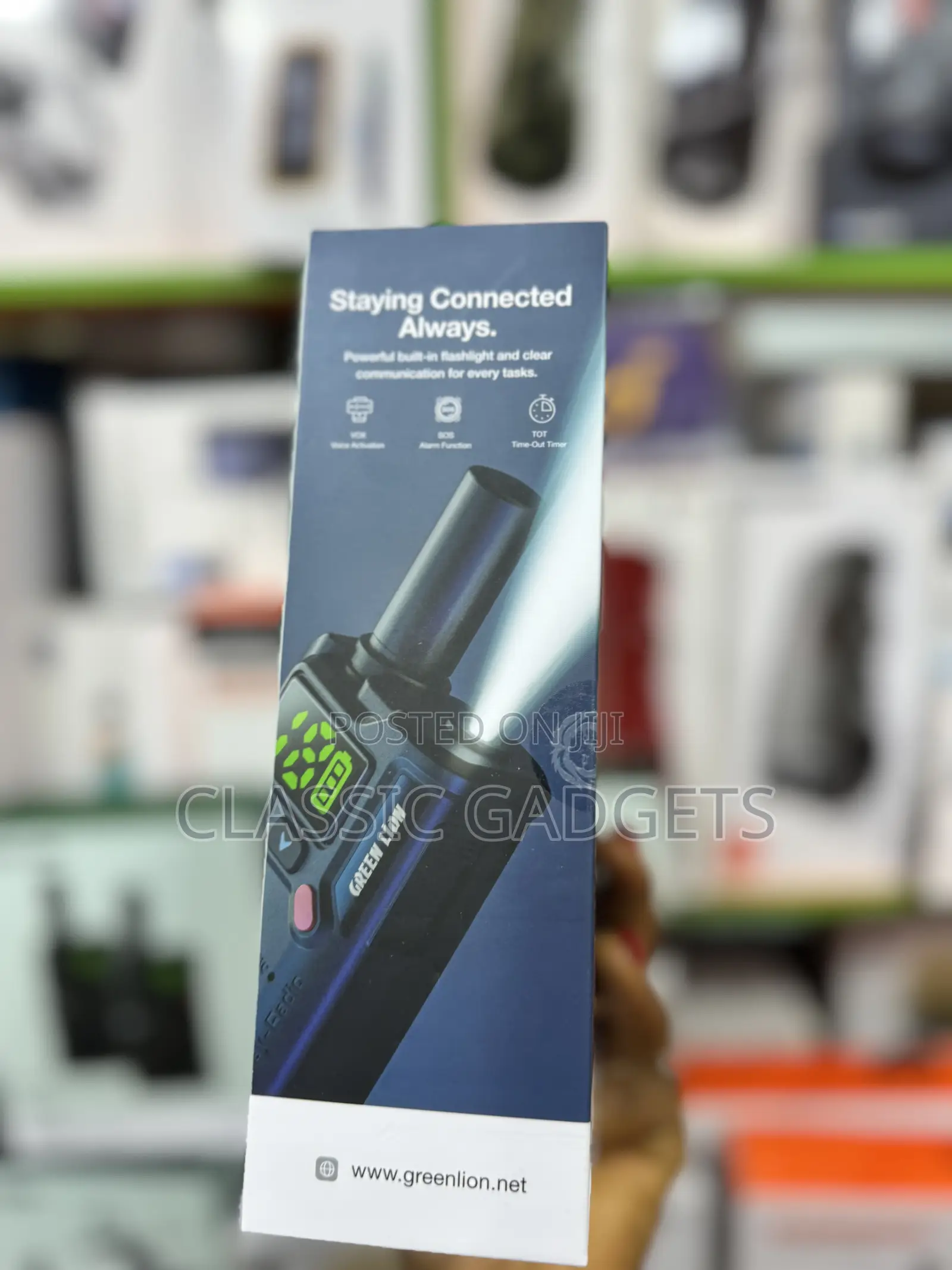 Green Lion Gpx600 Walkie Talkie - Black