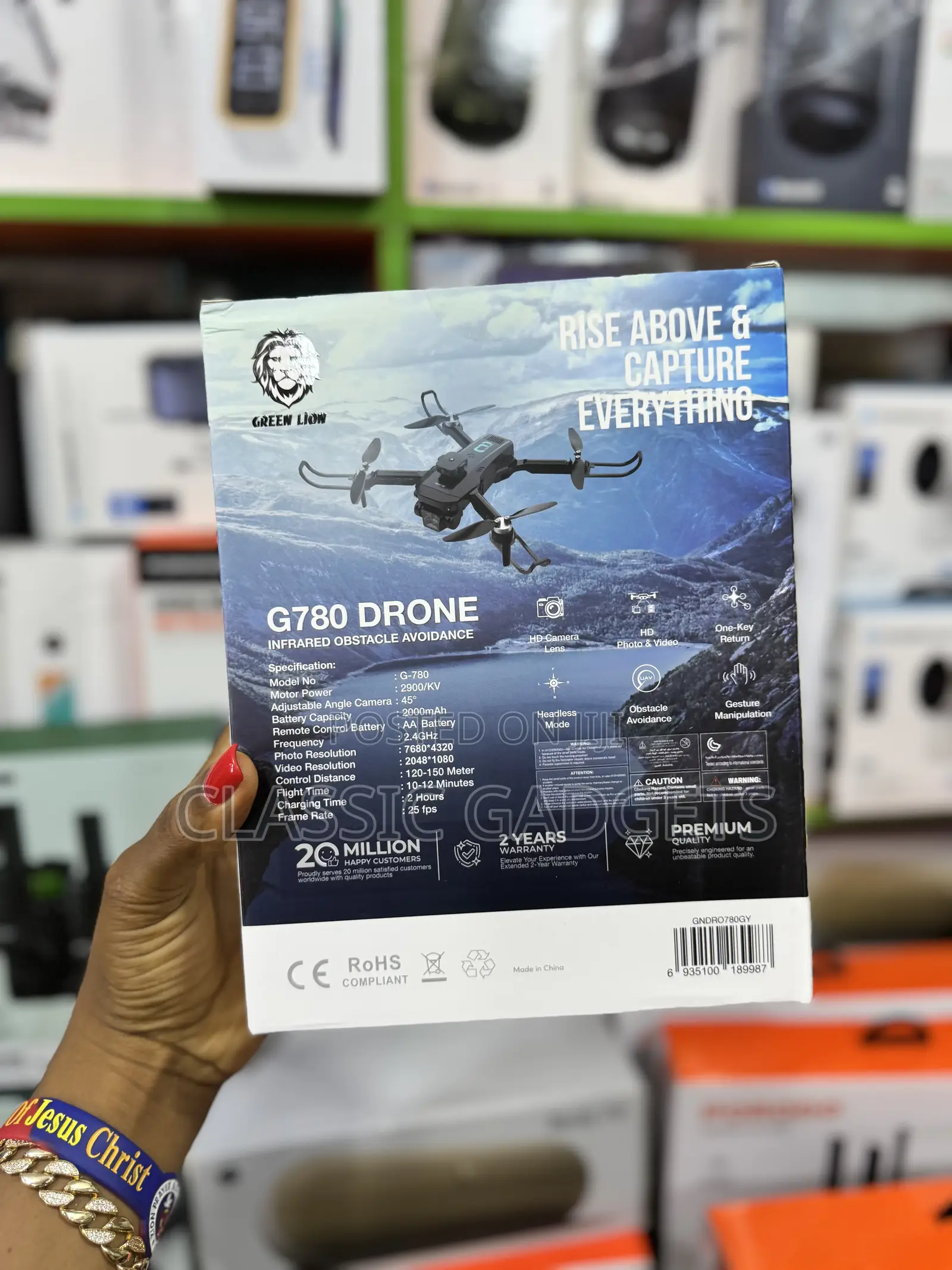 Green Lion G780rc Drone - Gray