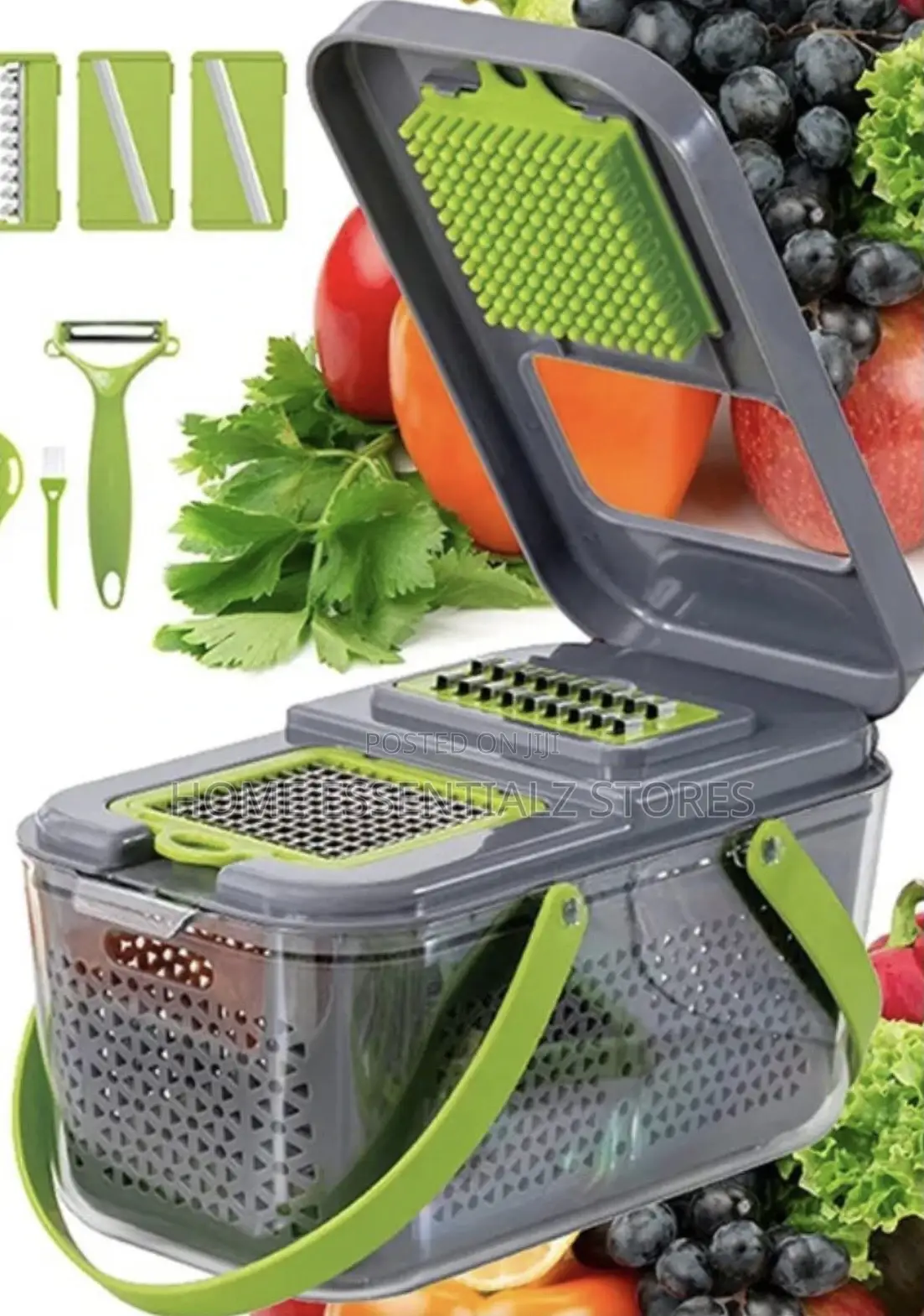 22 Pieces Vegetable Slicer - Multifunctional Fruits Grater
