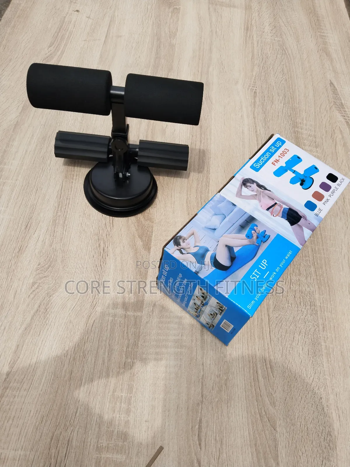 Self-Suction Floor Abdominal Adjustable Sit-Up
Bar