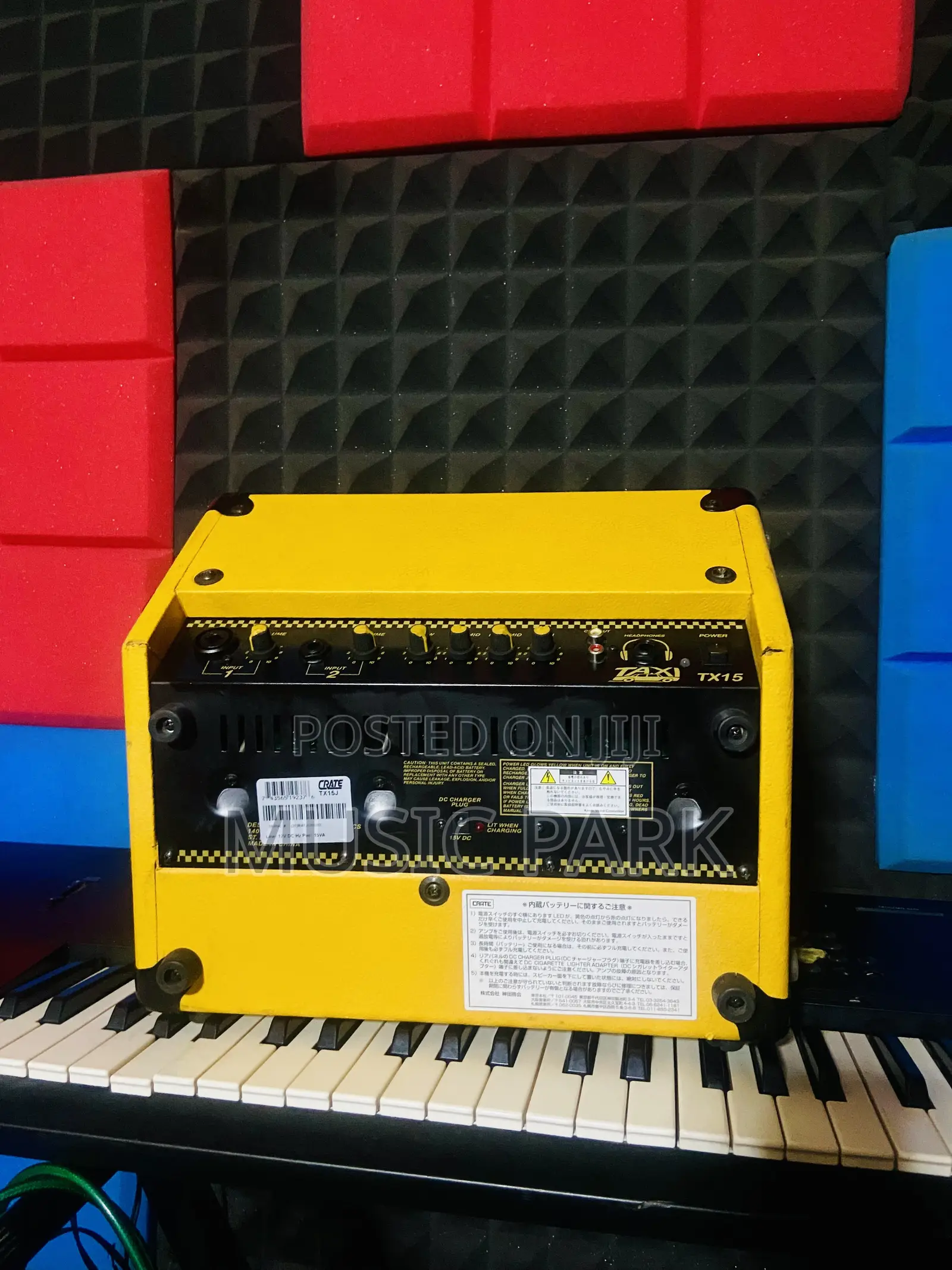 Rechargeable Crate Tx15 Taxi Battery Power Instrument/Microphone Combo