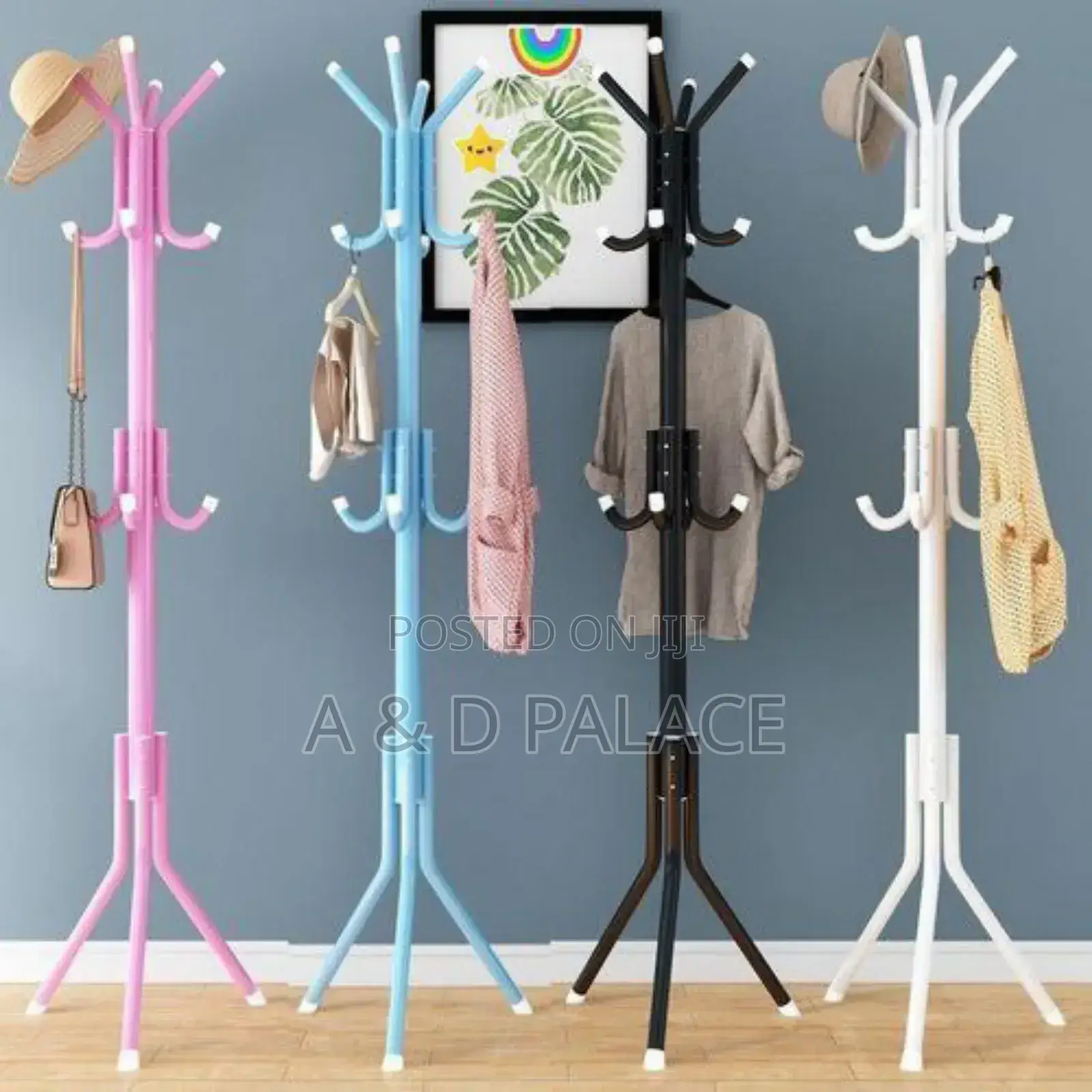 Original Rack Coat Stand Clothing Hanger Black