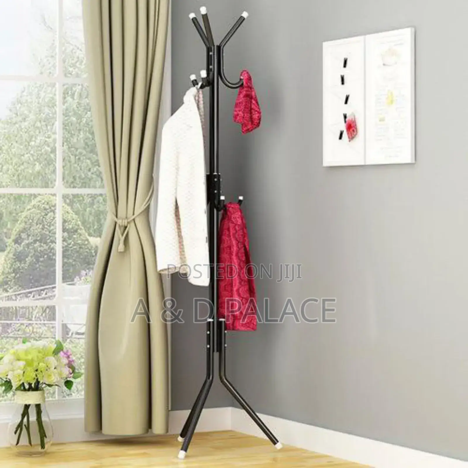 Original Rack Coat Stand Clothing Hanger Black