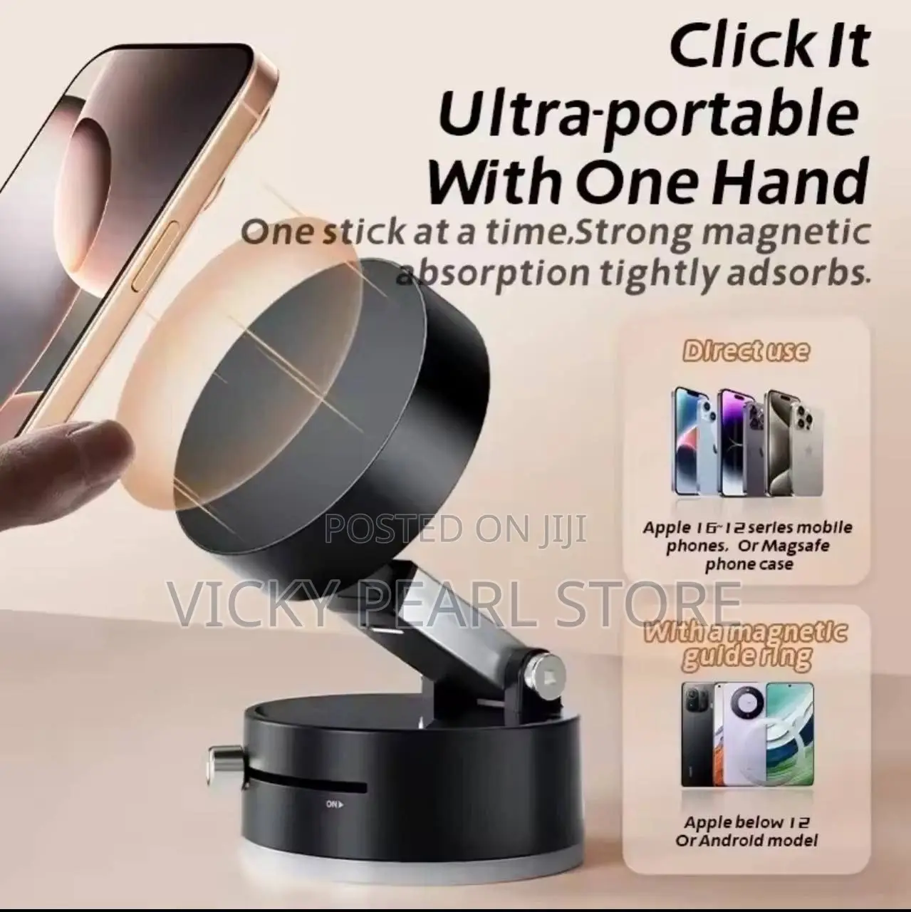 Phone Suction Magnetic Support