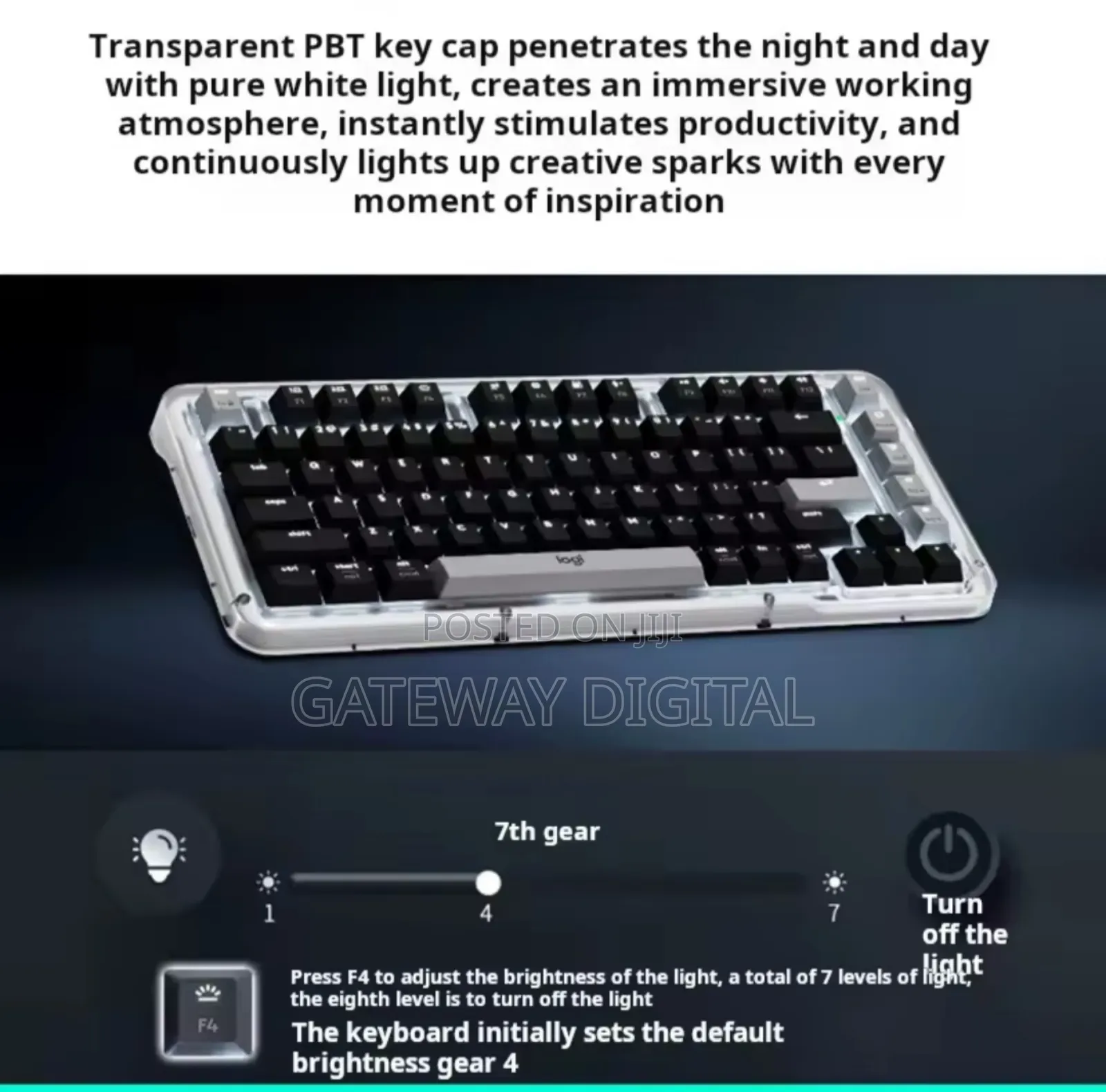 Logitech Alto Keys K75m Wireless Bluetooth Dual-Mode Al Customized