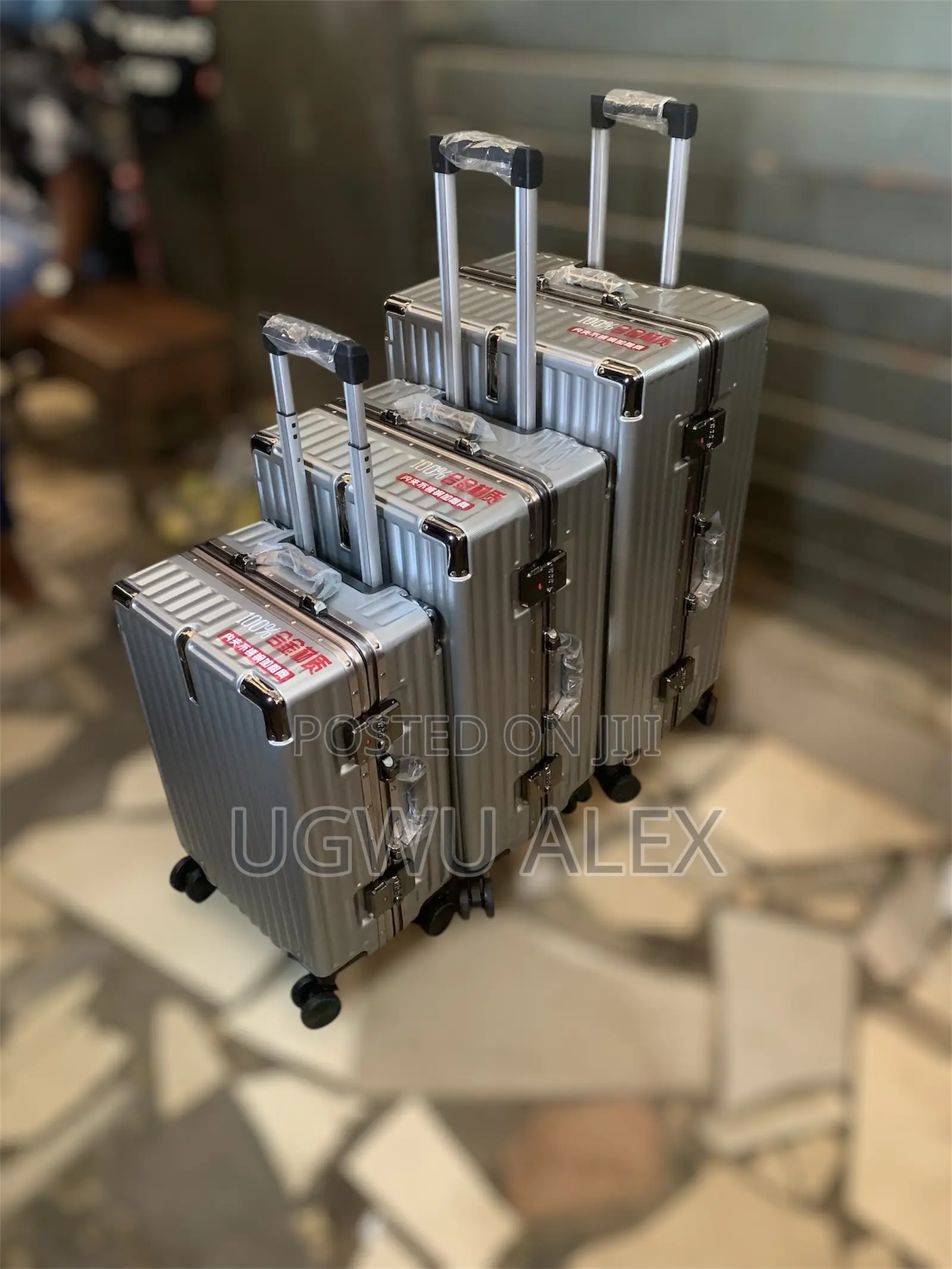 Aluminum 3 in 1 Travel Luggages