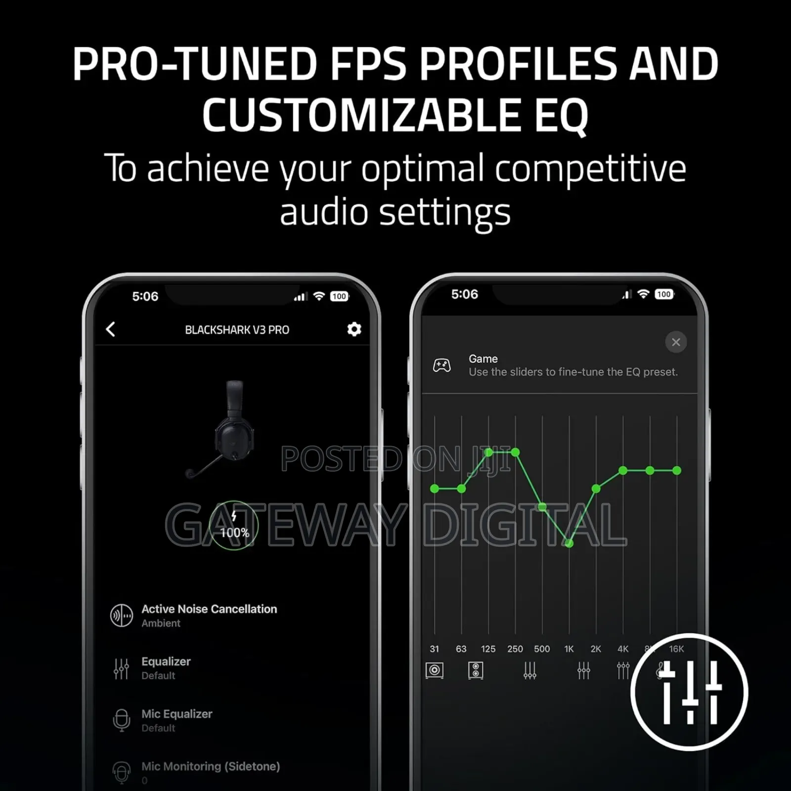 Razer Blackshark V3 Pro Wireless Bluetooth Anc Gaming Headset