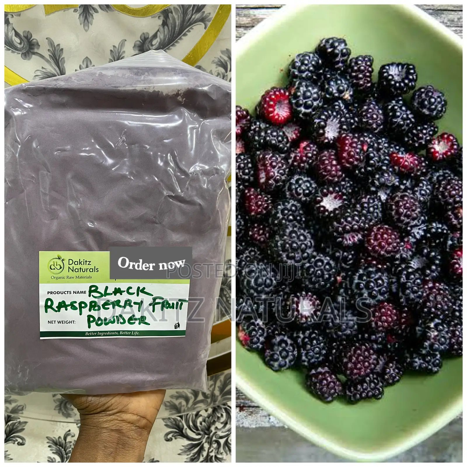 Black Raspberry Powder (Rubus Occidentalis) 1kg