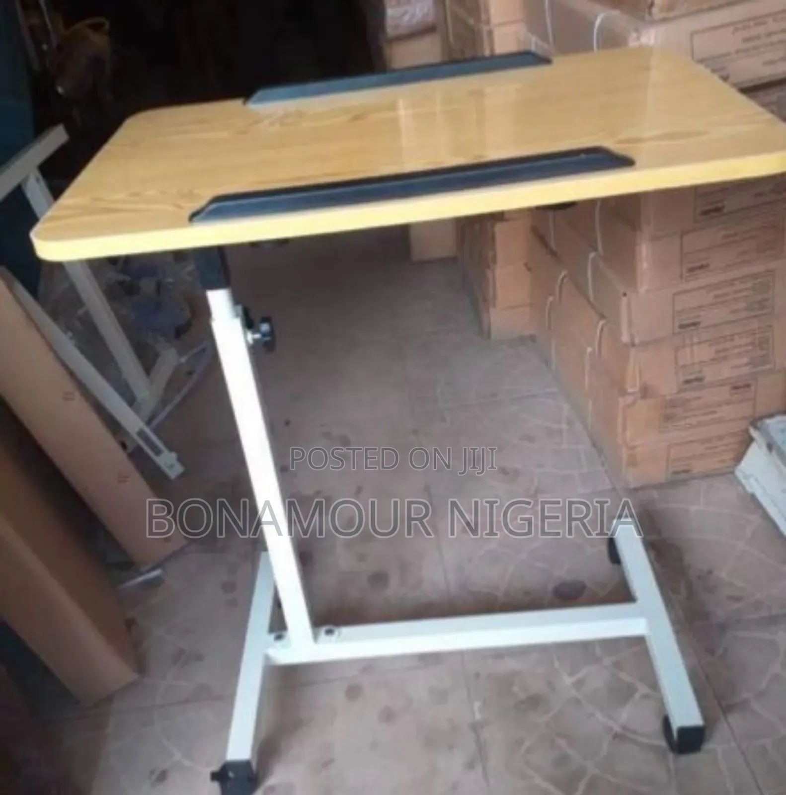 Hospital Adjustable Overbed Table