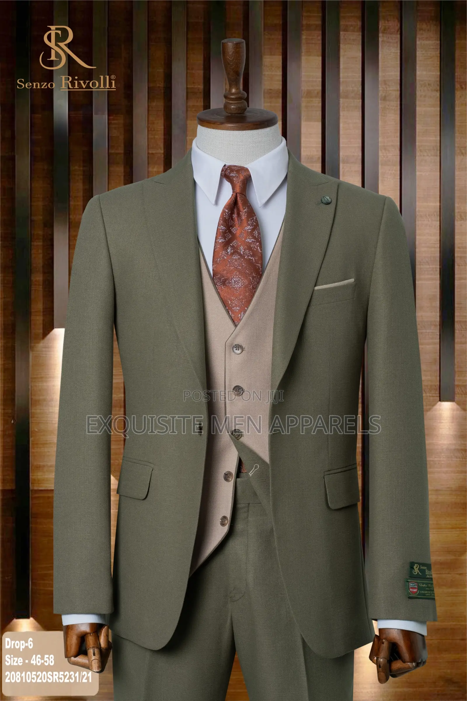 Italian Style Senzo Rivolli Men’S Suit
