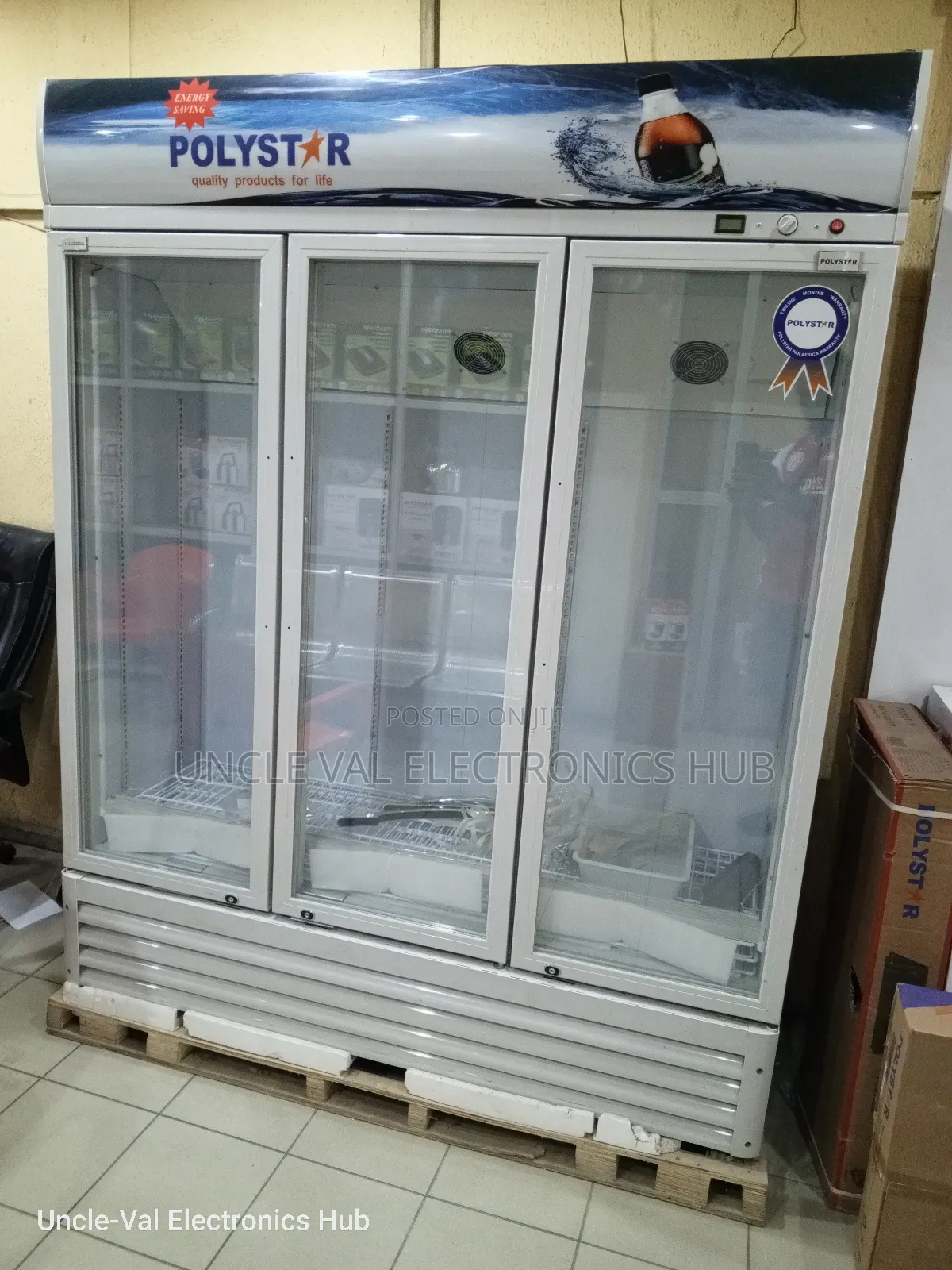 Polystar 3-door Showcase Refrigerator
