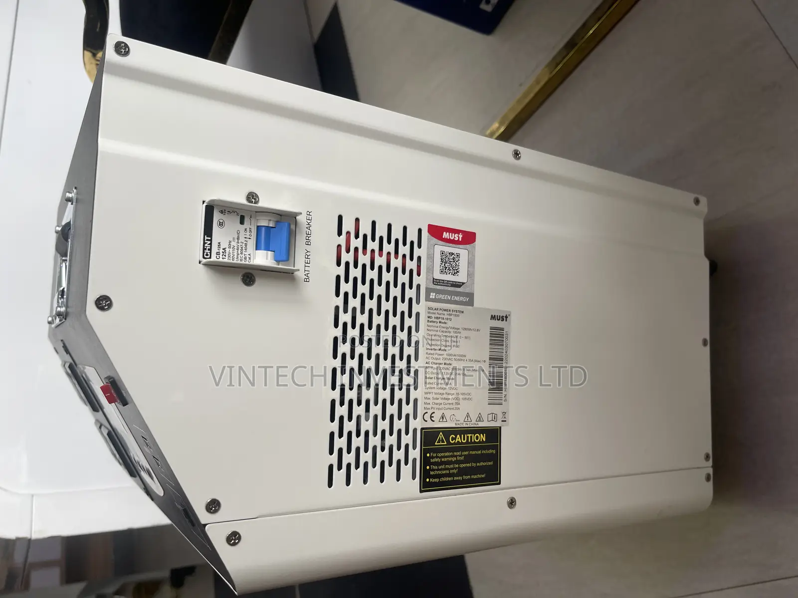 Must 1kva/12vsolar Generator With Lithium Battery & Charge Controller
