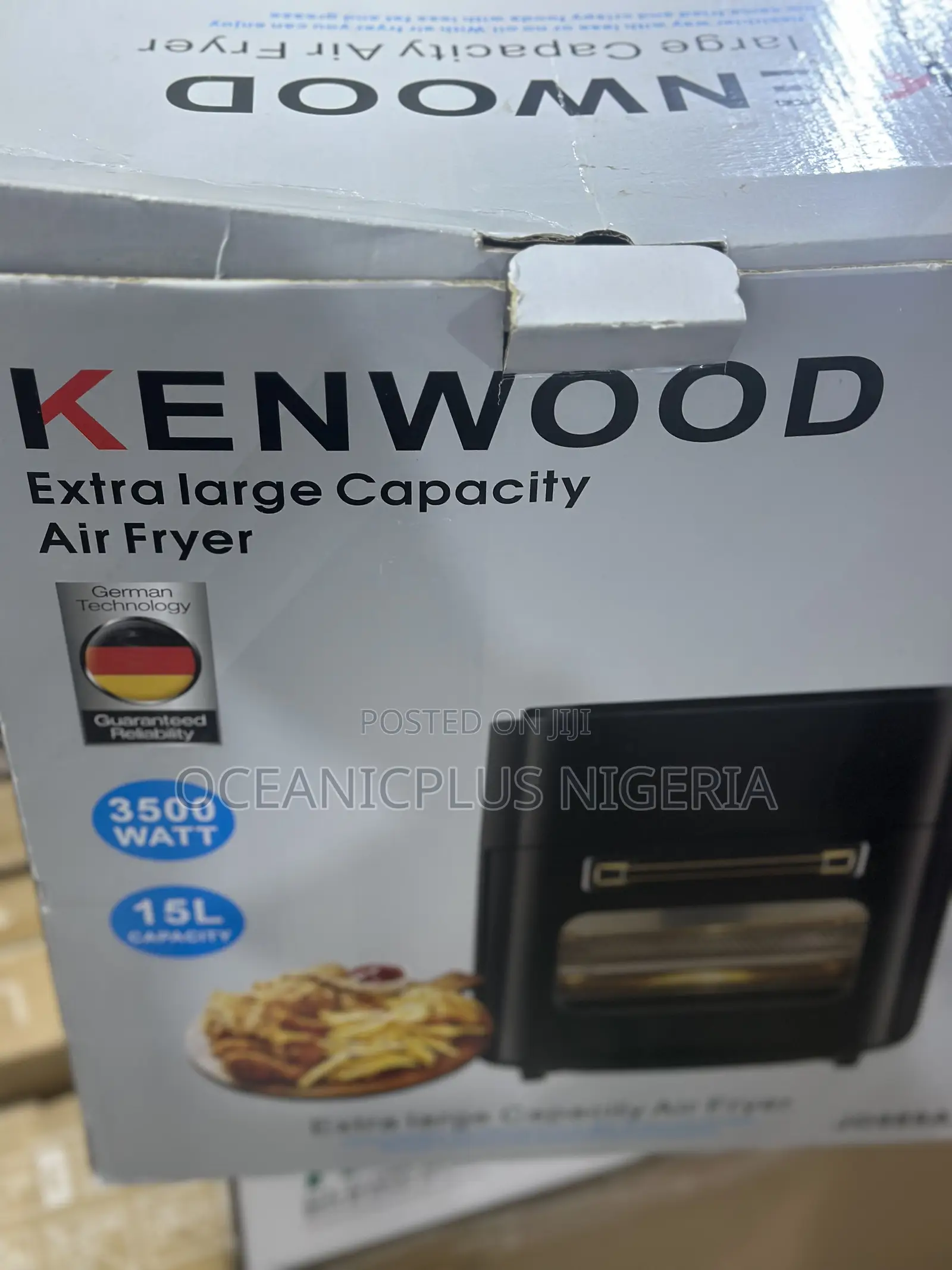 Rock Solid Kenwood 15l 3500w High-Capacity Air Fryer