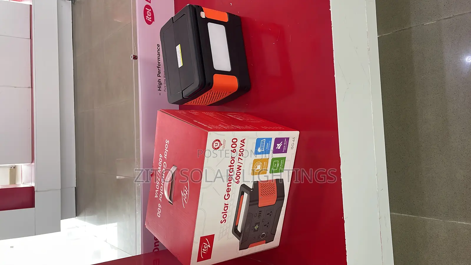 600w Itel Solar Generator