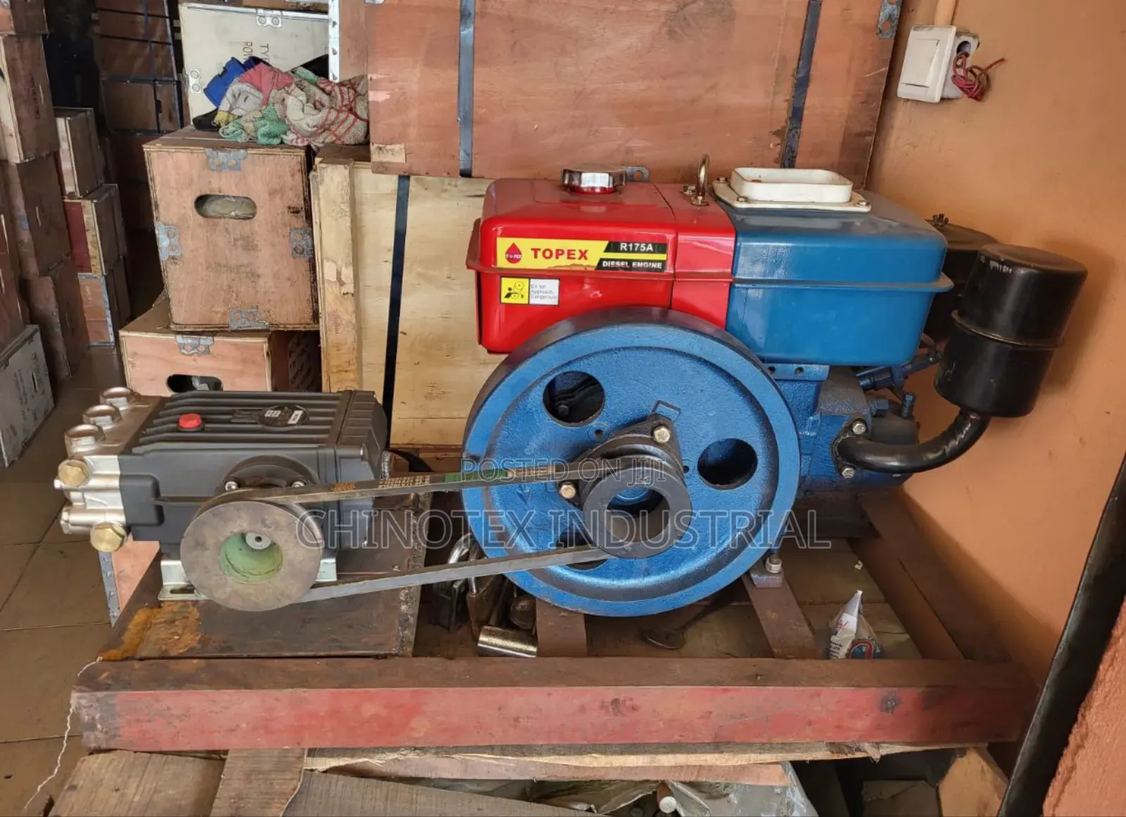 Diesel Engine Washing Bay High Pressure Washer