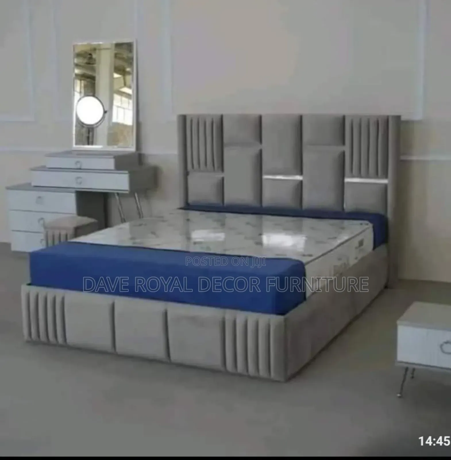 Quality 6x6 Bed With Two Bedsides