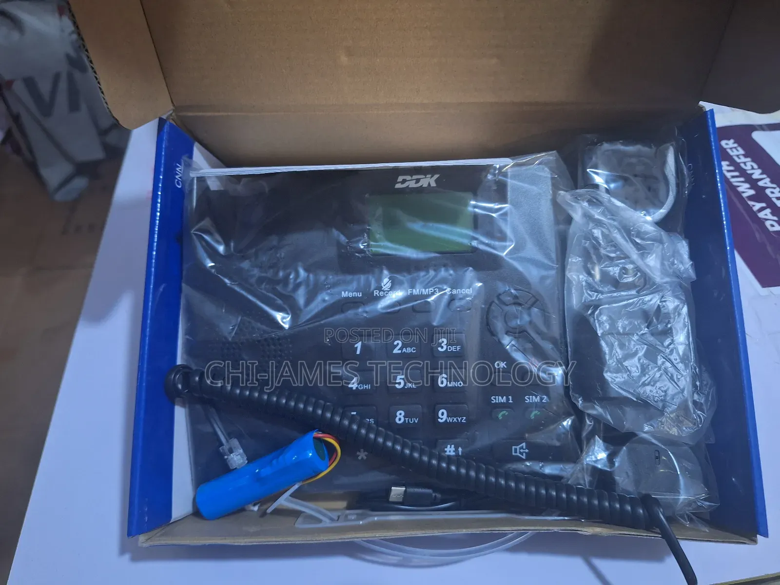 DDK Two Sim Card Desk Phone