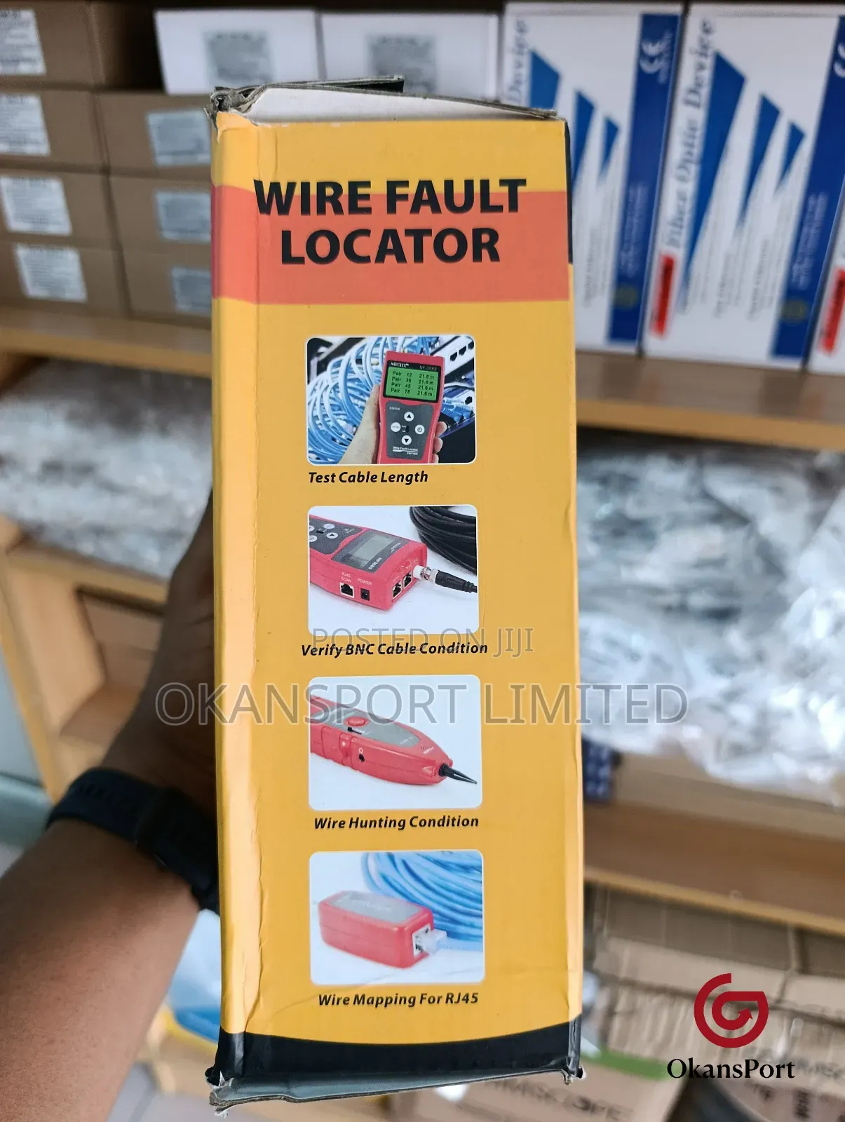 Wire Fault Locator Nf-308/308s –Tester Tracer (Rj45, Rj11, Coax, Usb)