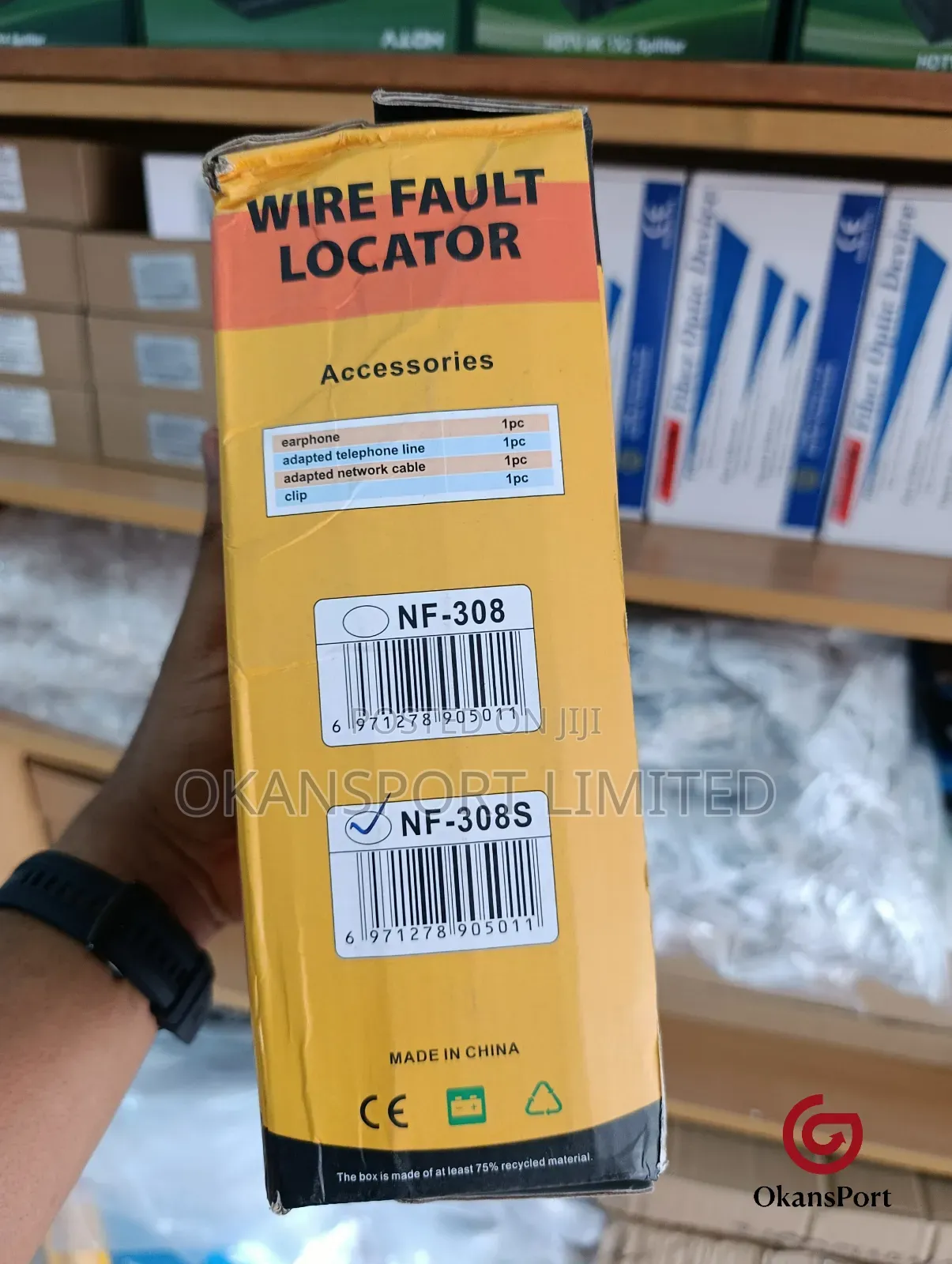 Wire Fault Locator Nf-308/308s –Tester Tracer (Rj45, Rj11, Coax, Usb)