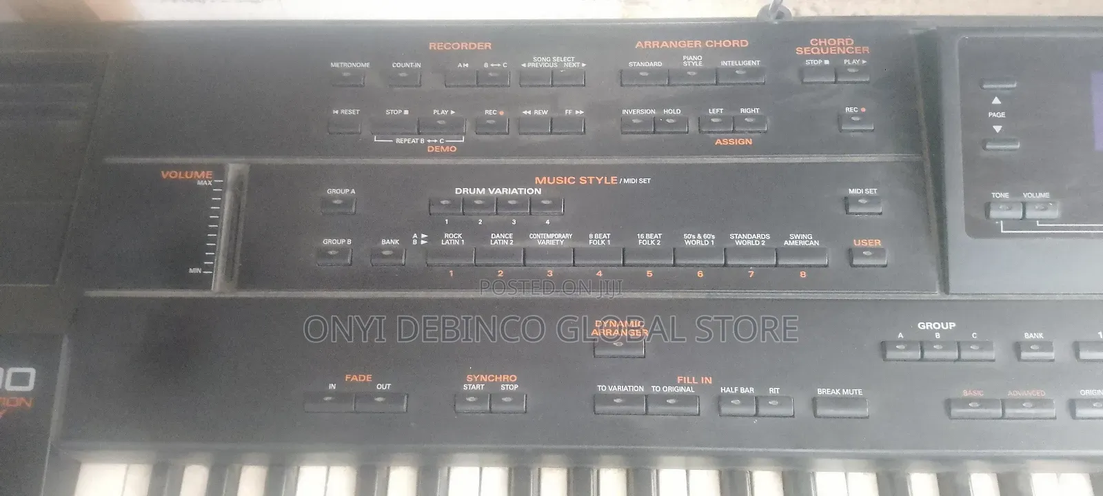 Roland Keyboard G-800 Arranger Workstation 64-Voice Polyphony Uk Used