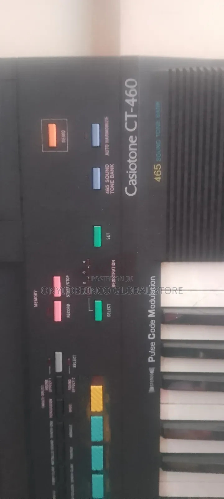 Professional Casio Casiotone Ct-460 Keyboard Piano Uk Used