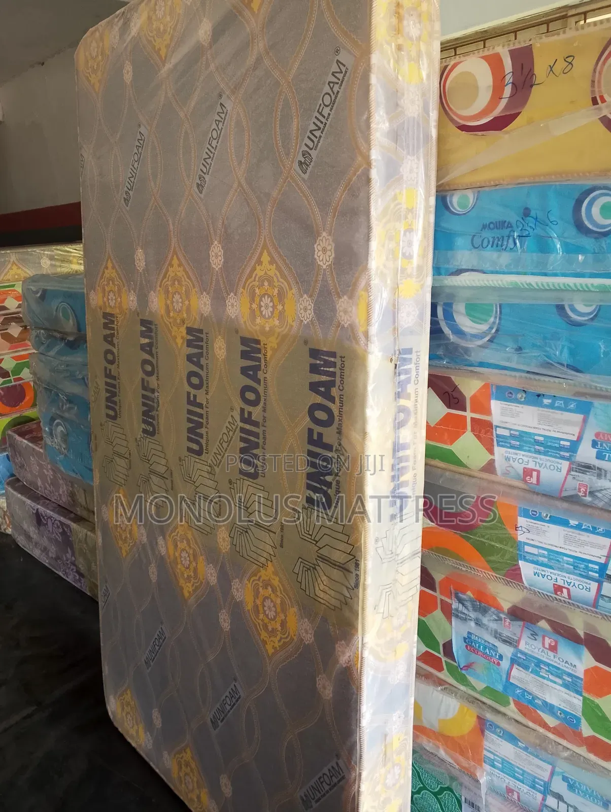3 1⁄2 By 6 By 6 Unifoam Onyx Mattress In Sagamu